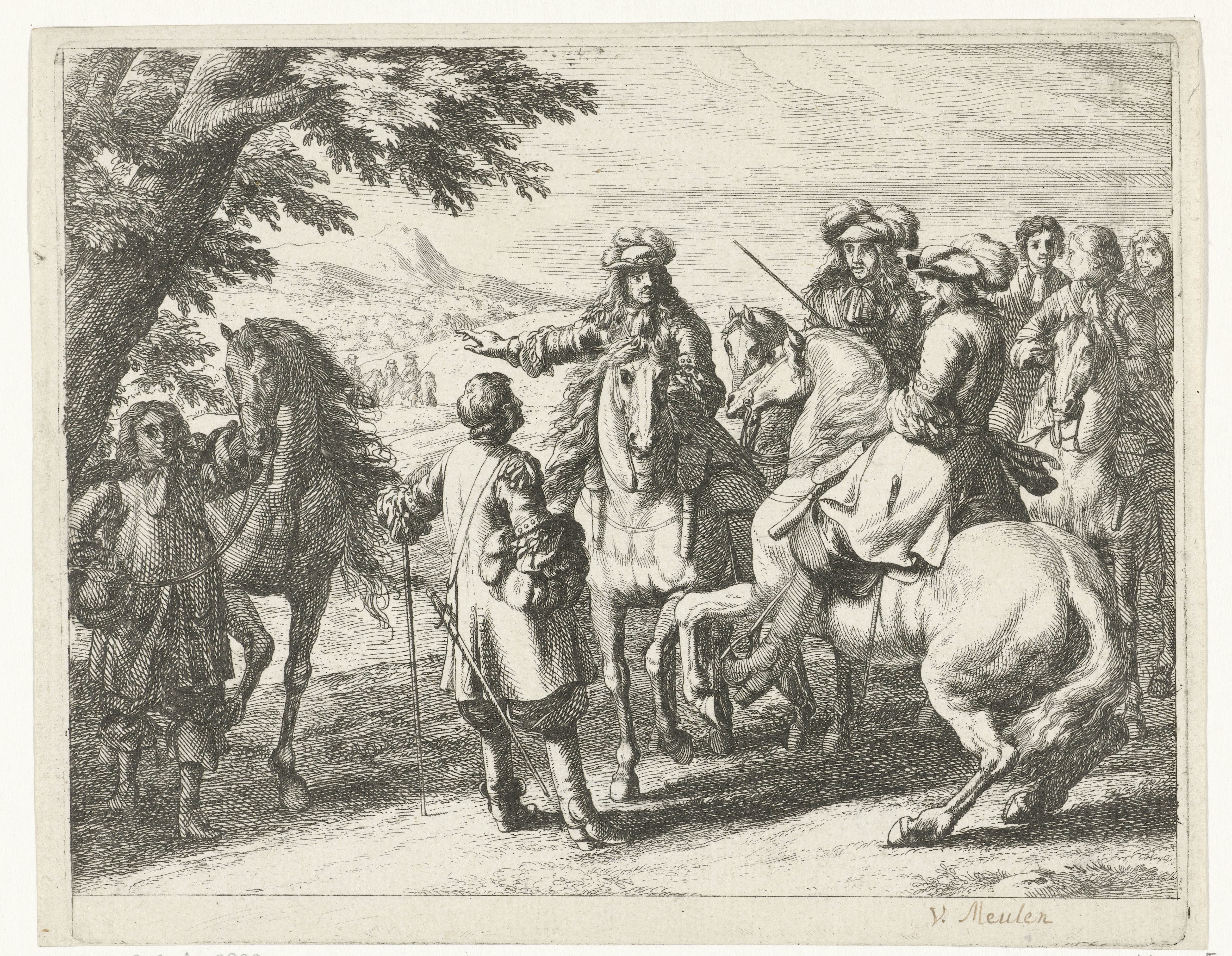 Aanvoerders te paard