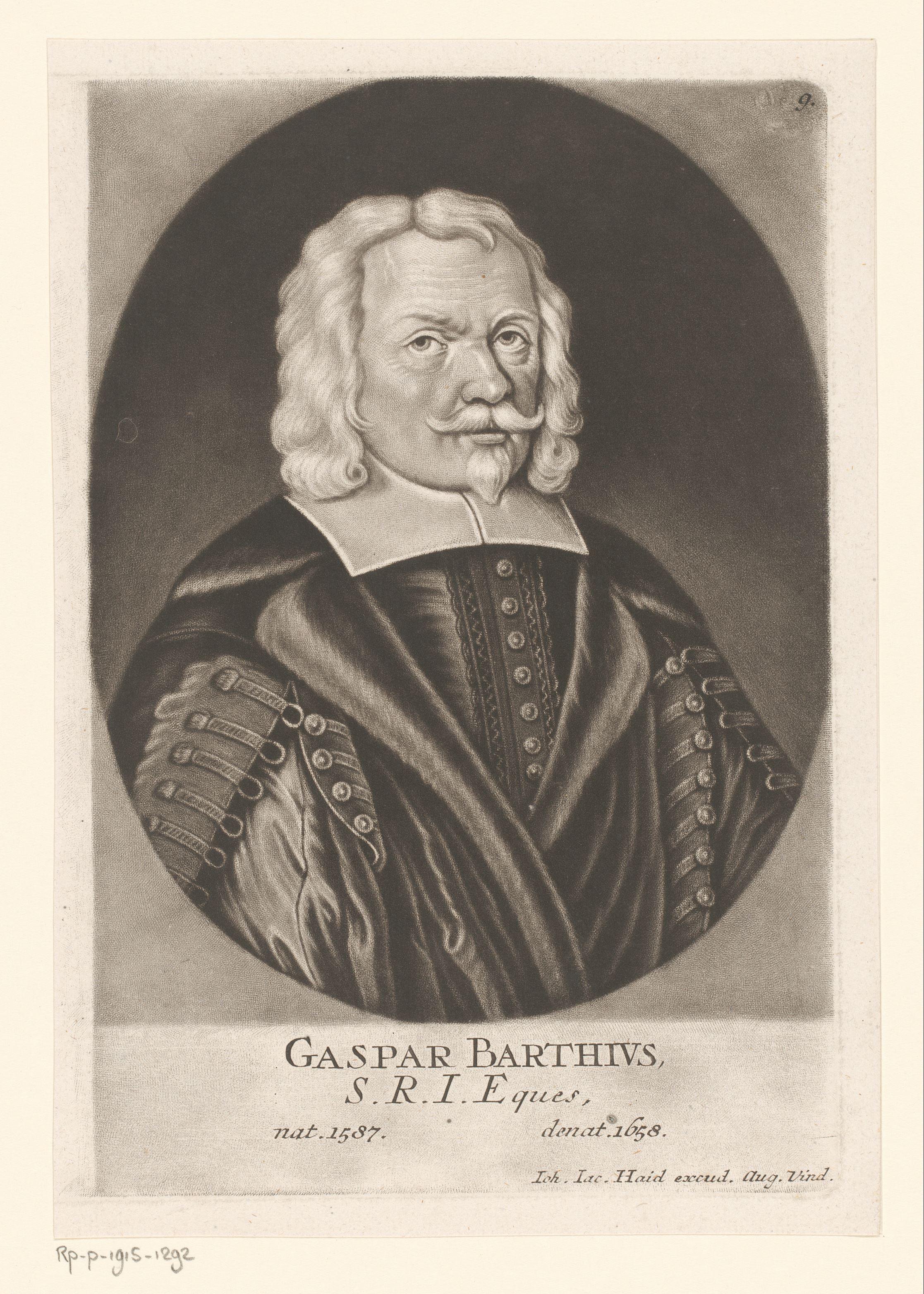 Portret van Caspar von Barth