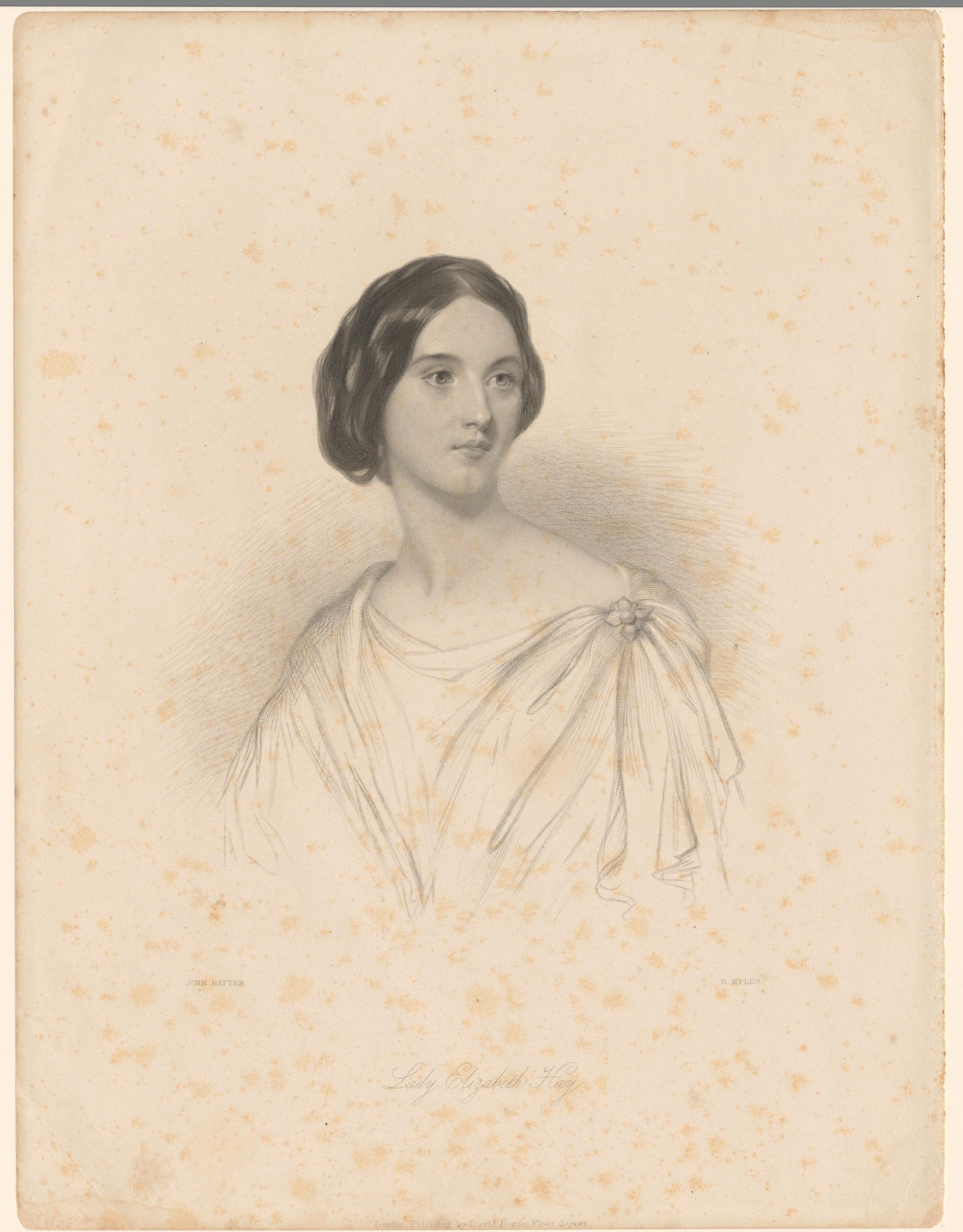 Portret van Elizabeth Hay