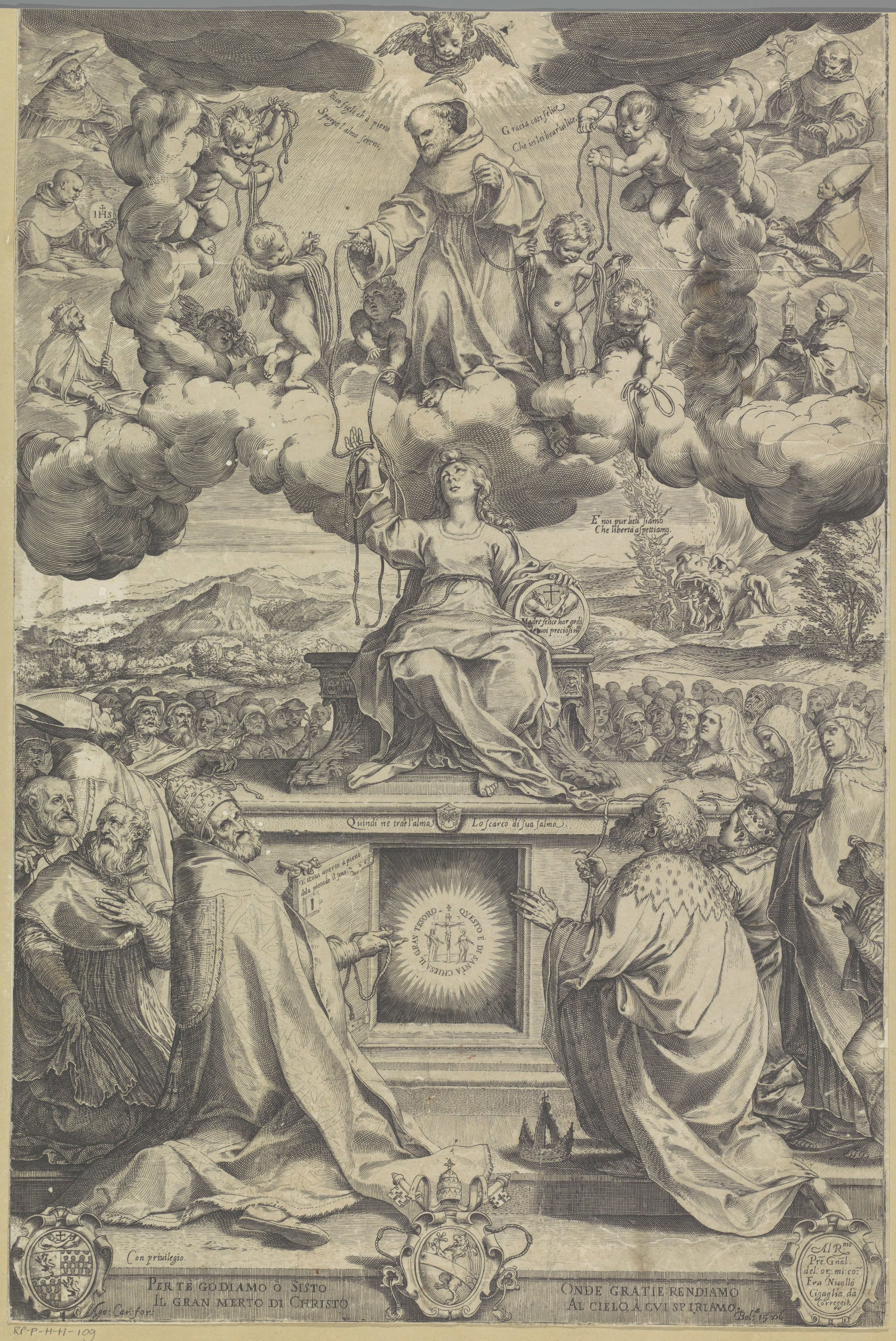 De touwen van de heilige Franciscus
