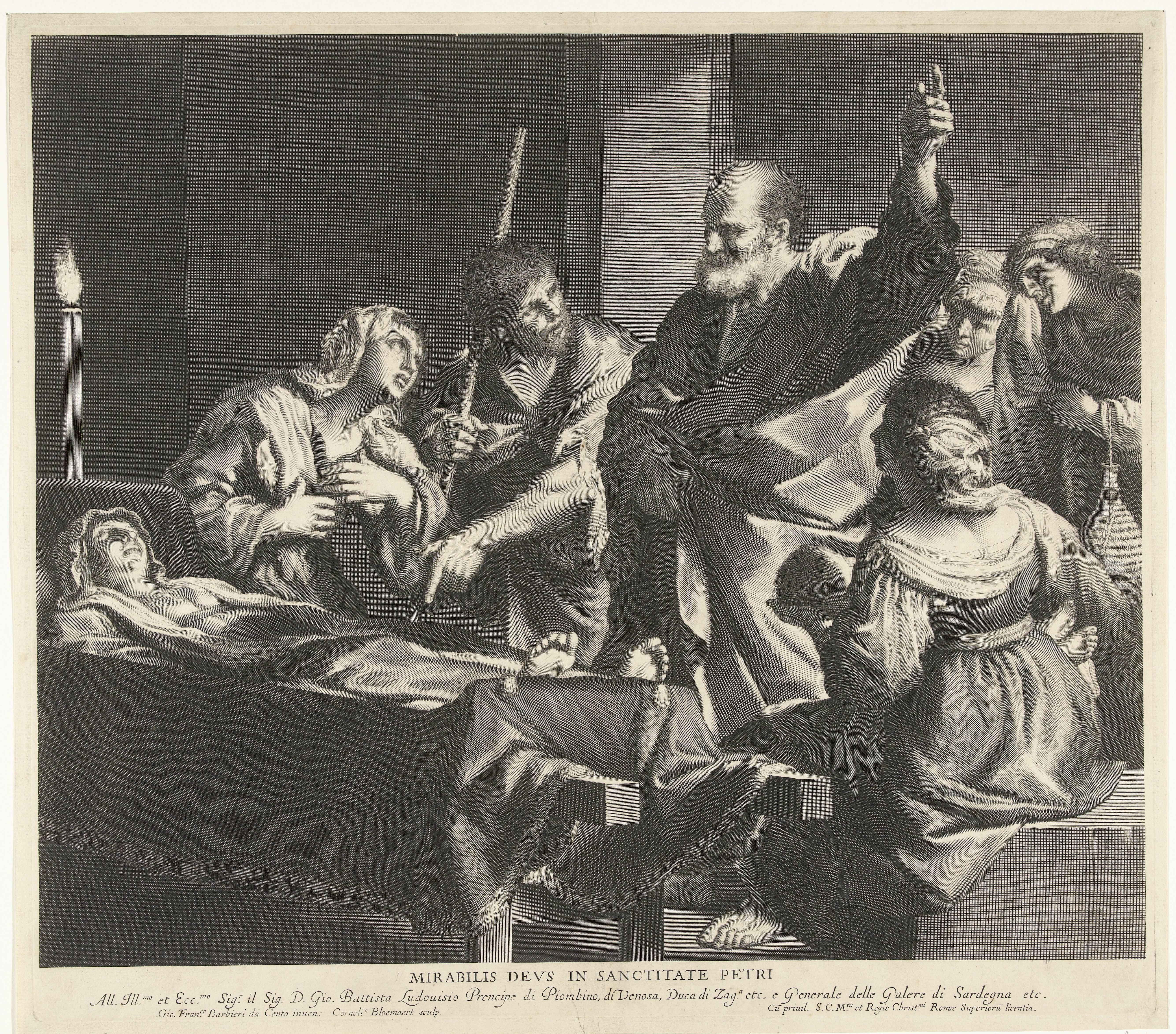De opwekking van Tabita door de apostel Petrus