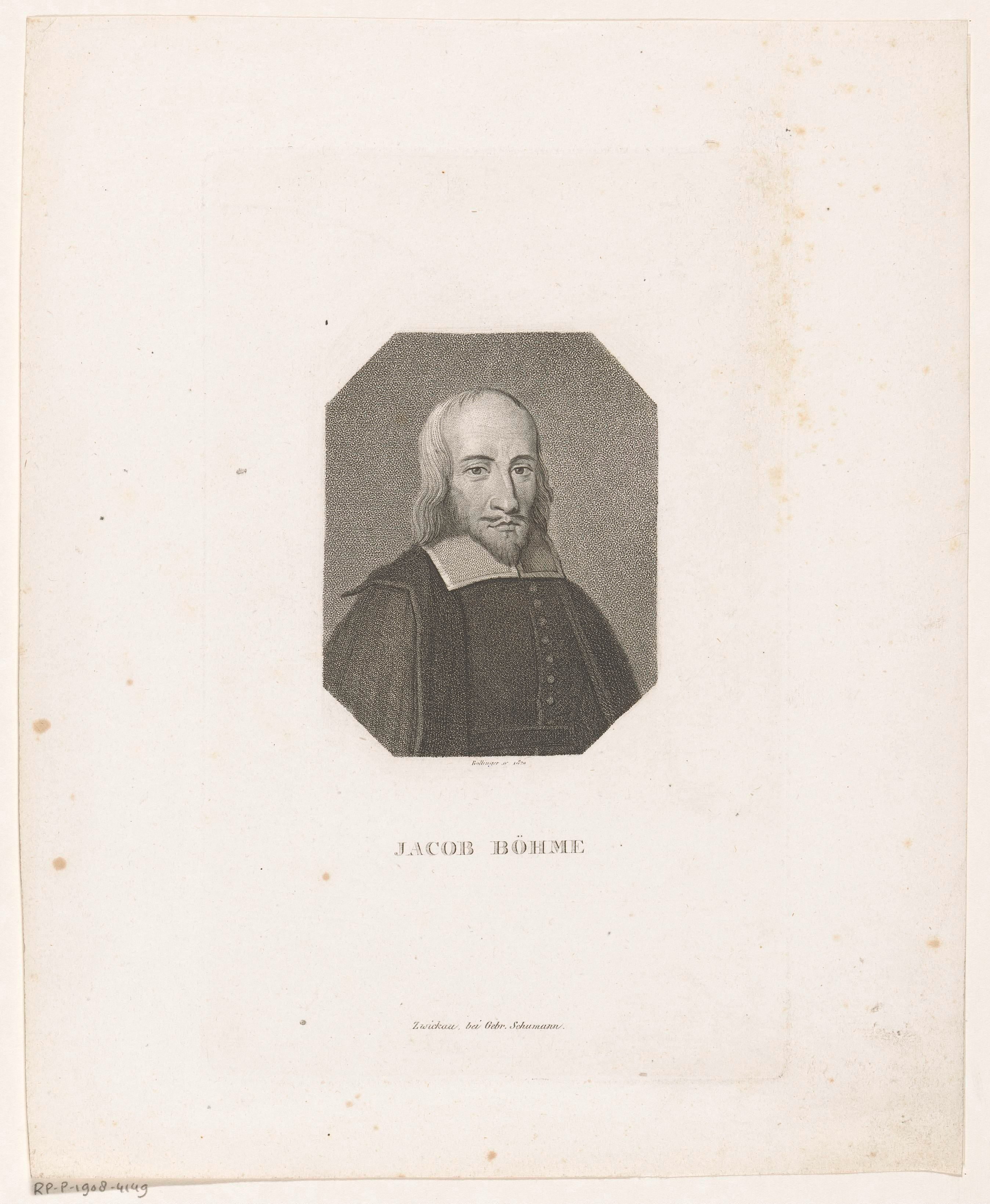Portret van Jacob Böhme