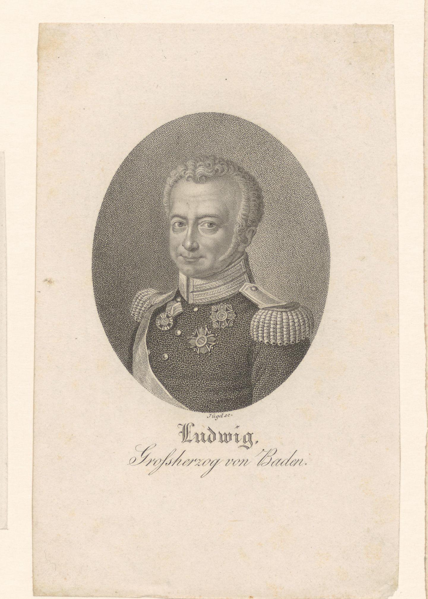 Portret van Wilhelm von Baden