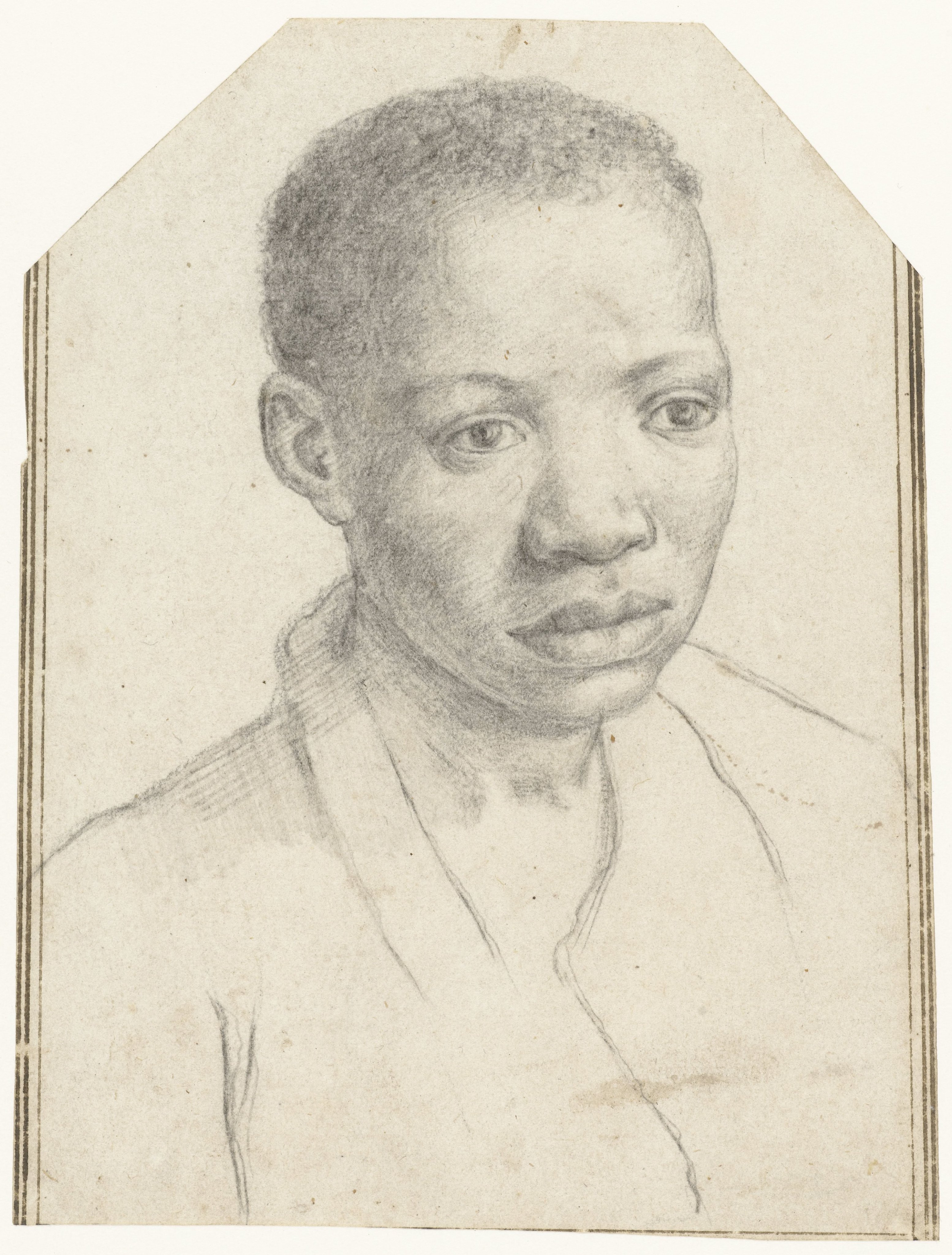 Portret van een zwarte jongen
