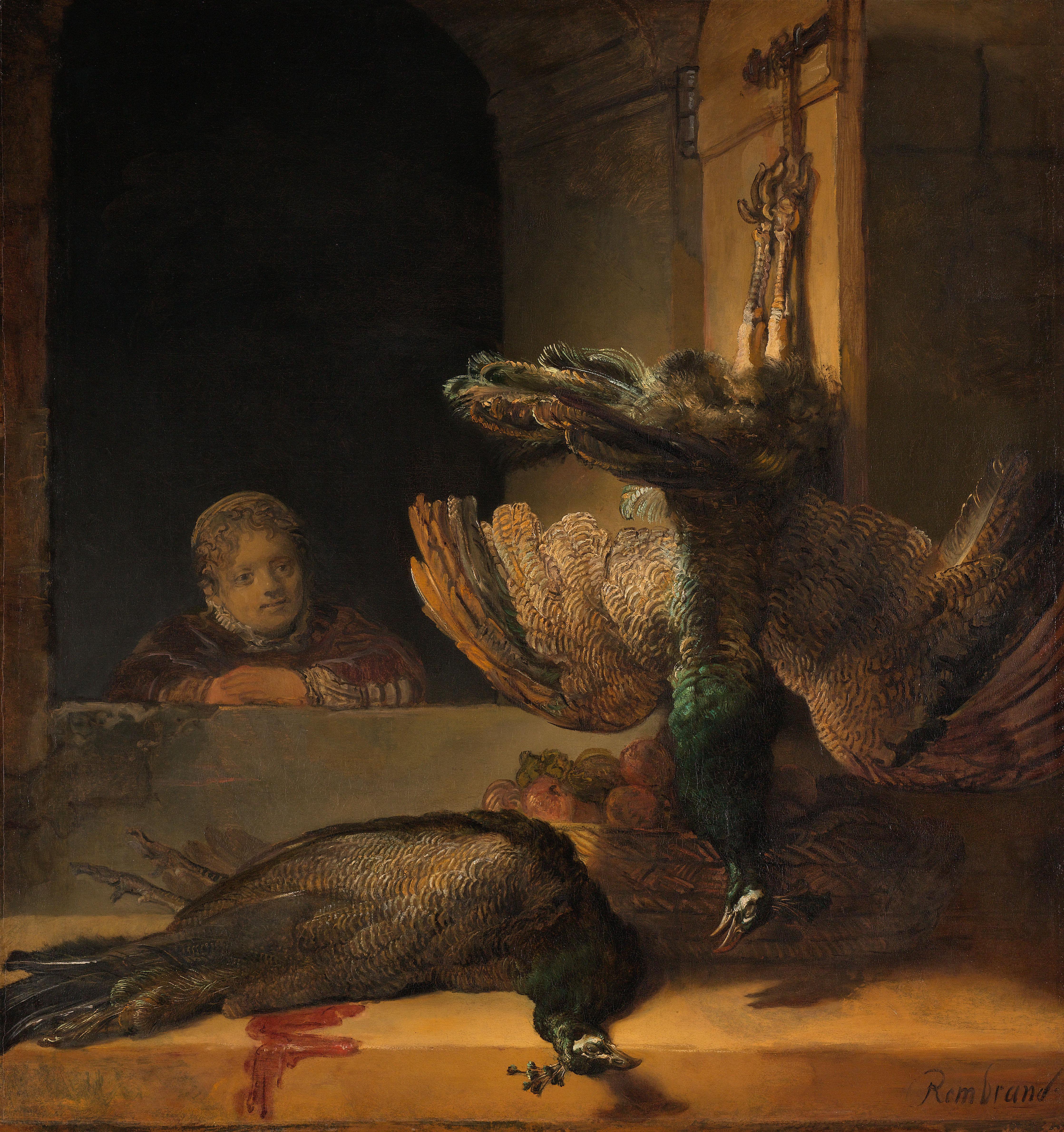 Still Life with Peacocks