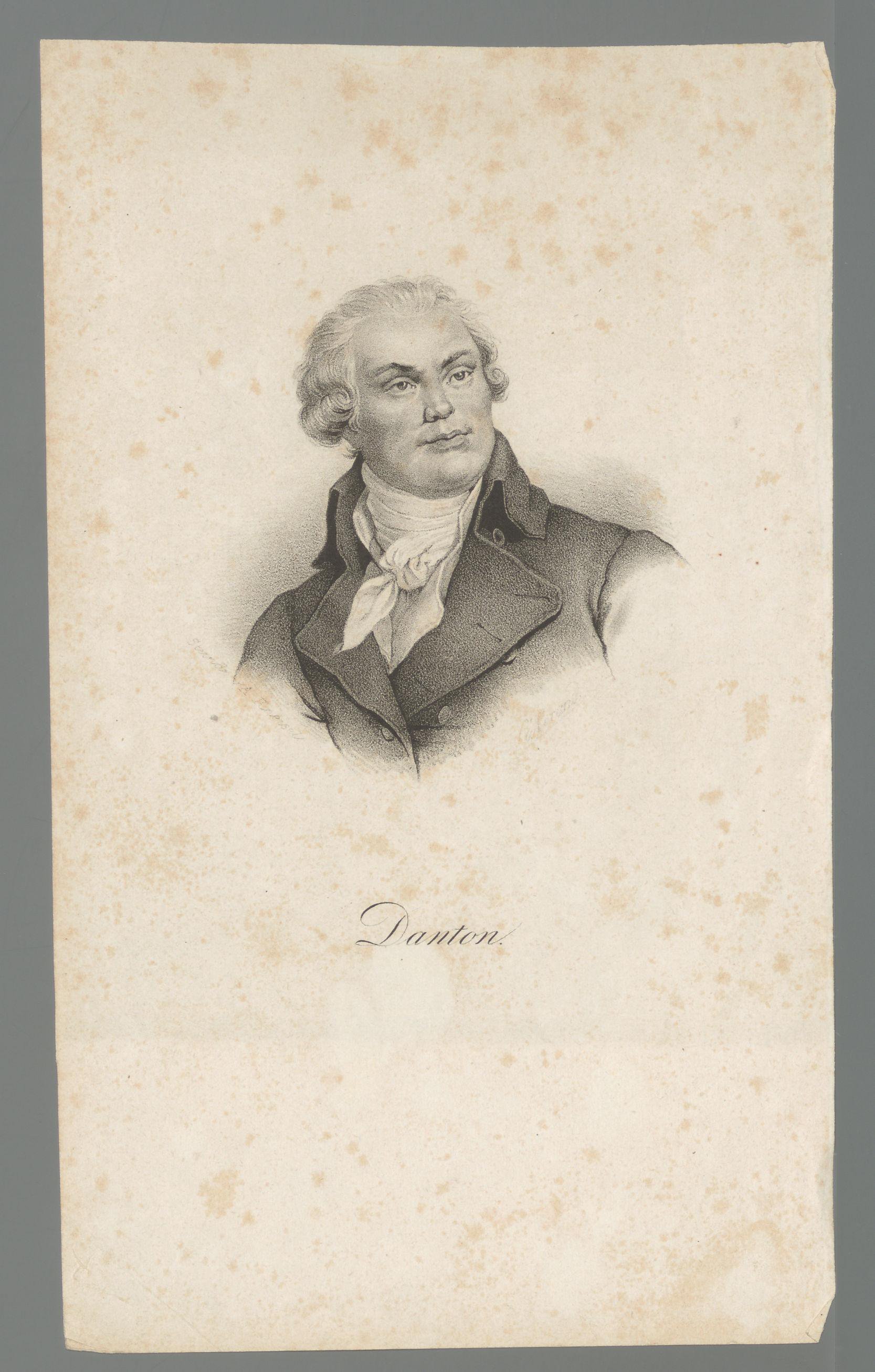 Portret van Georges-Jacques Danton