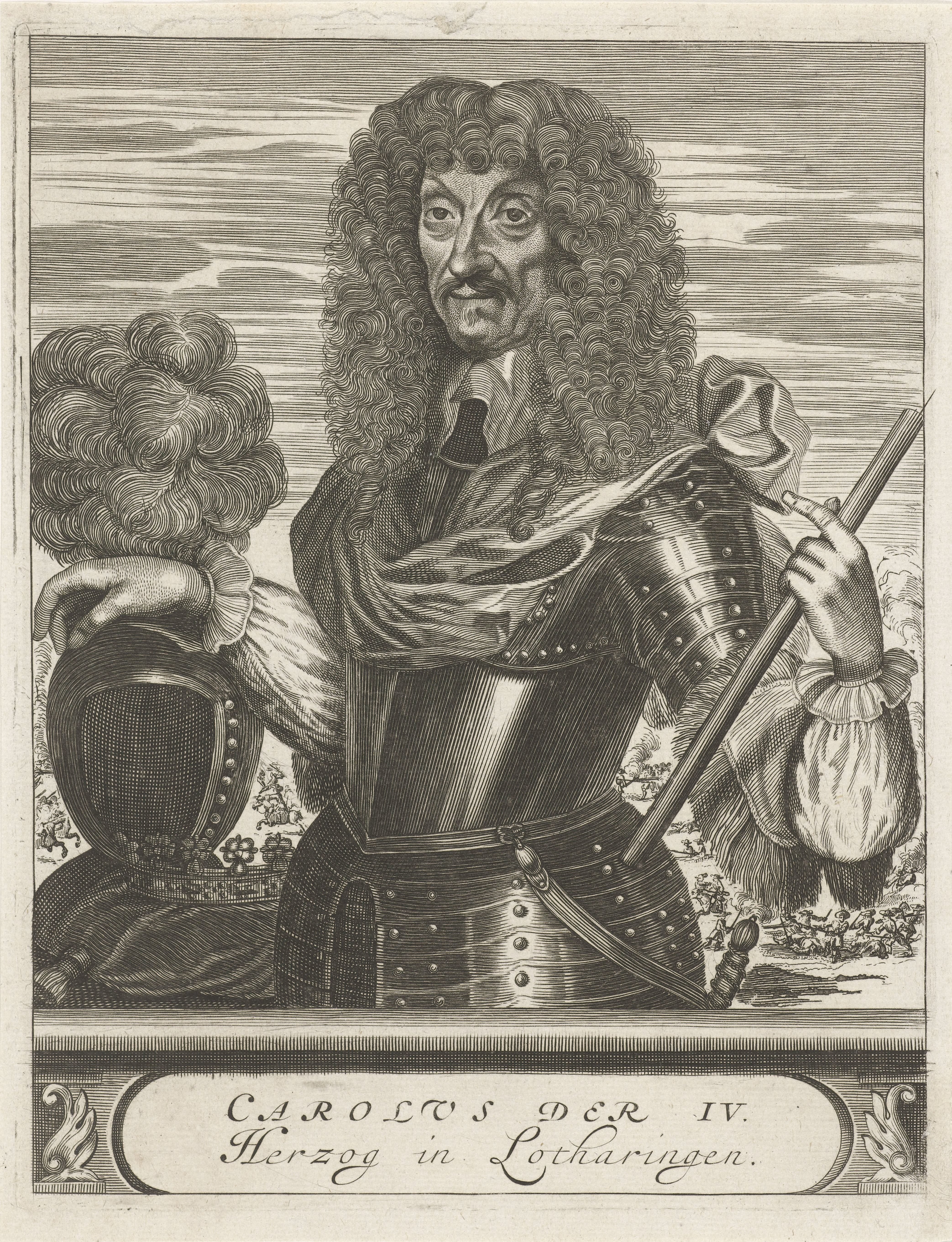 Portret van Karel IV, hertog van Lotharingen