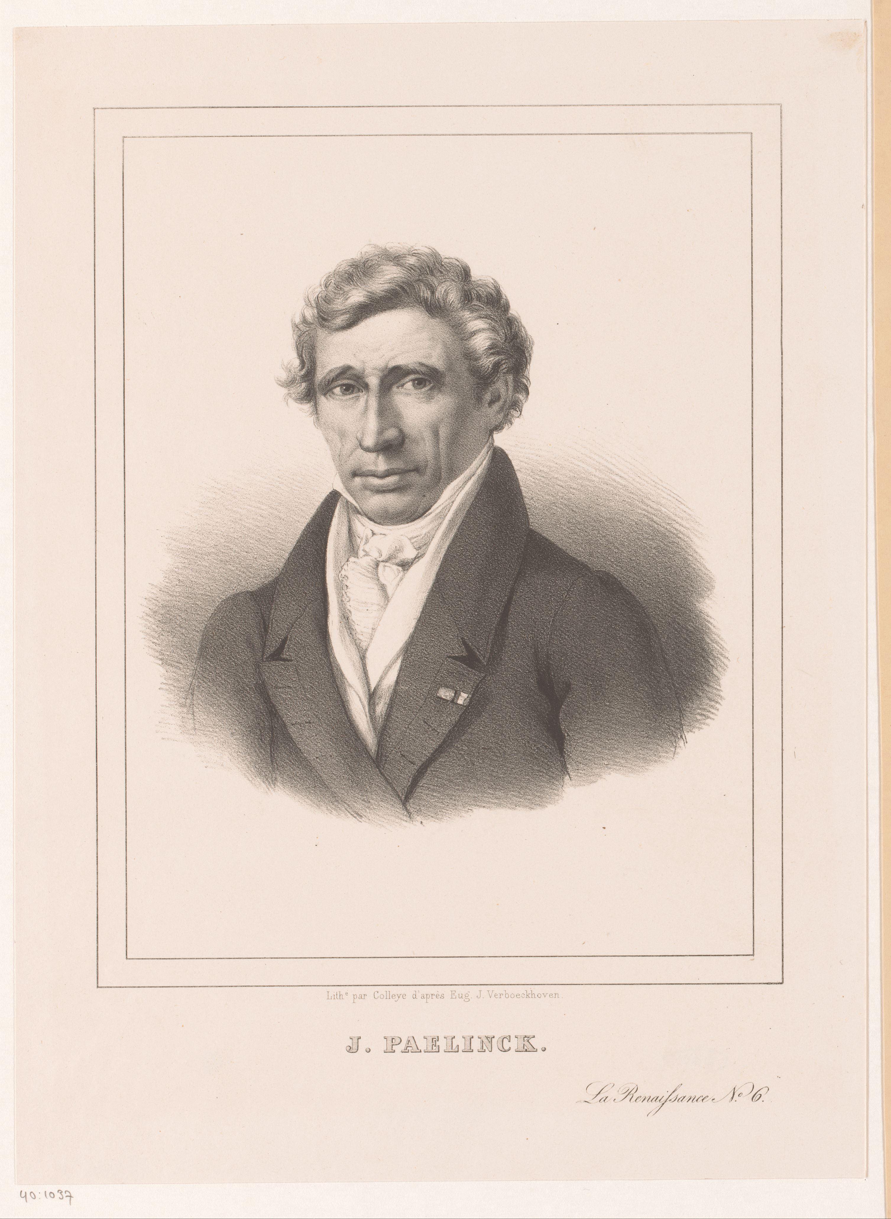 Portret van Joseph Paelinck