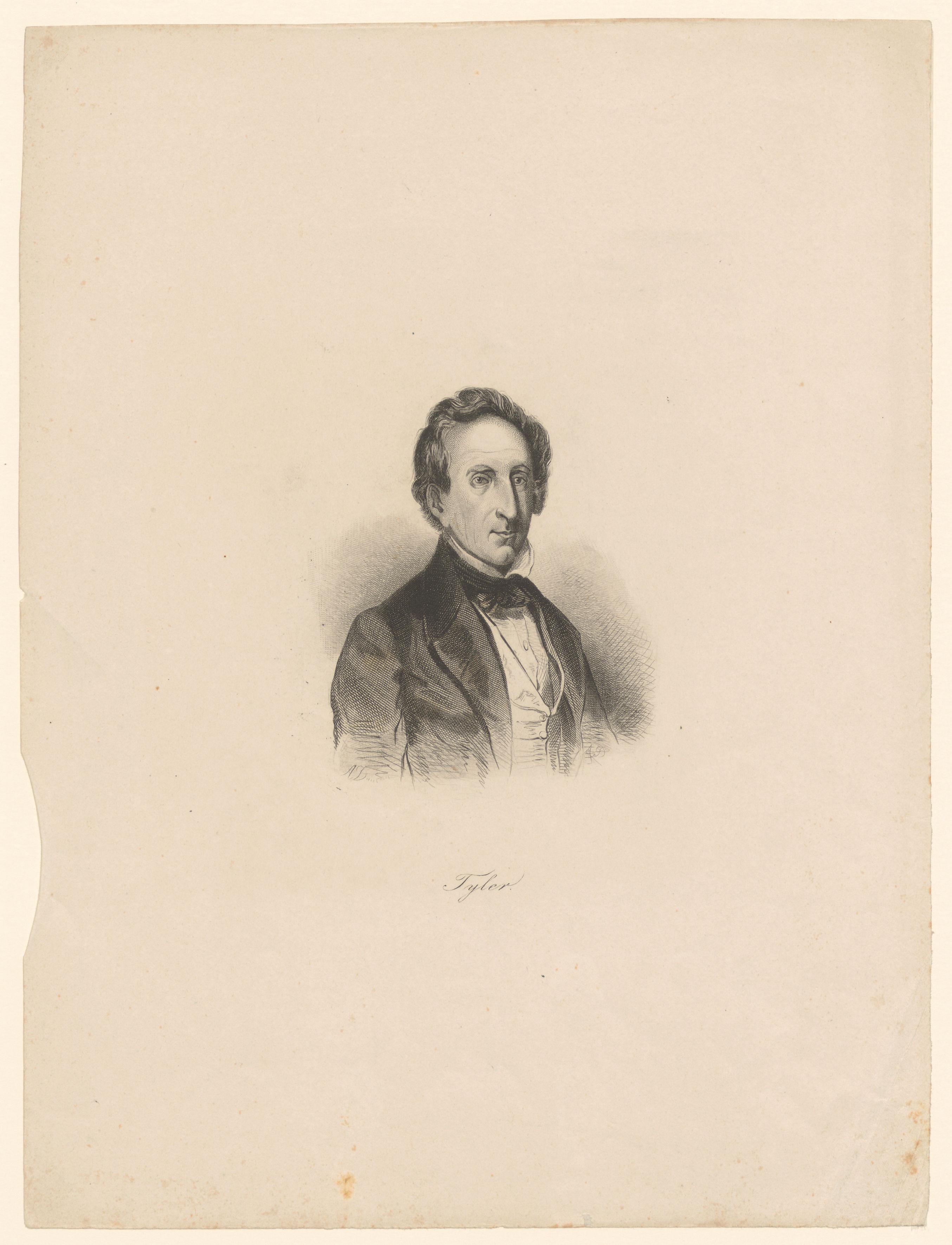 Portret van John Tyler