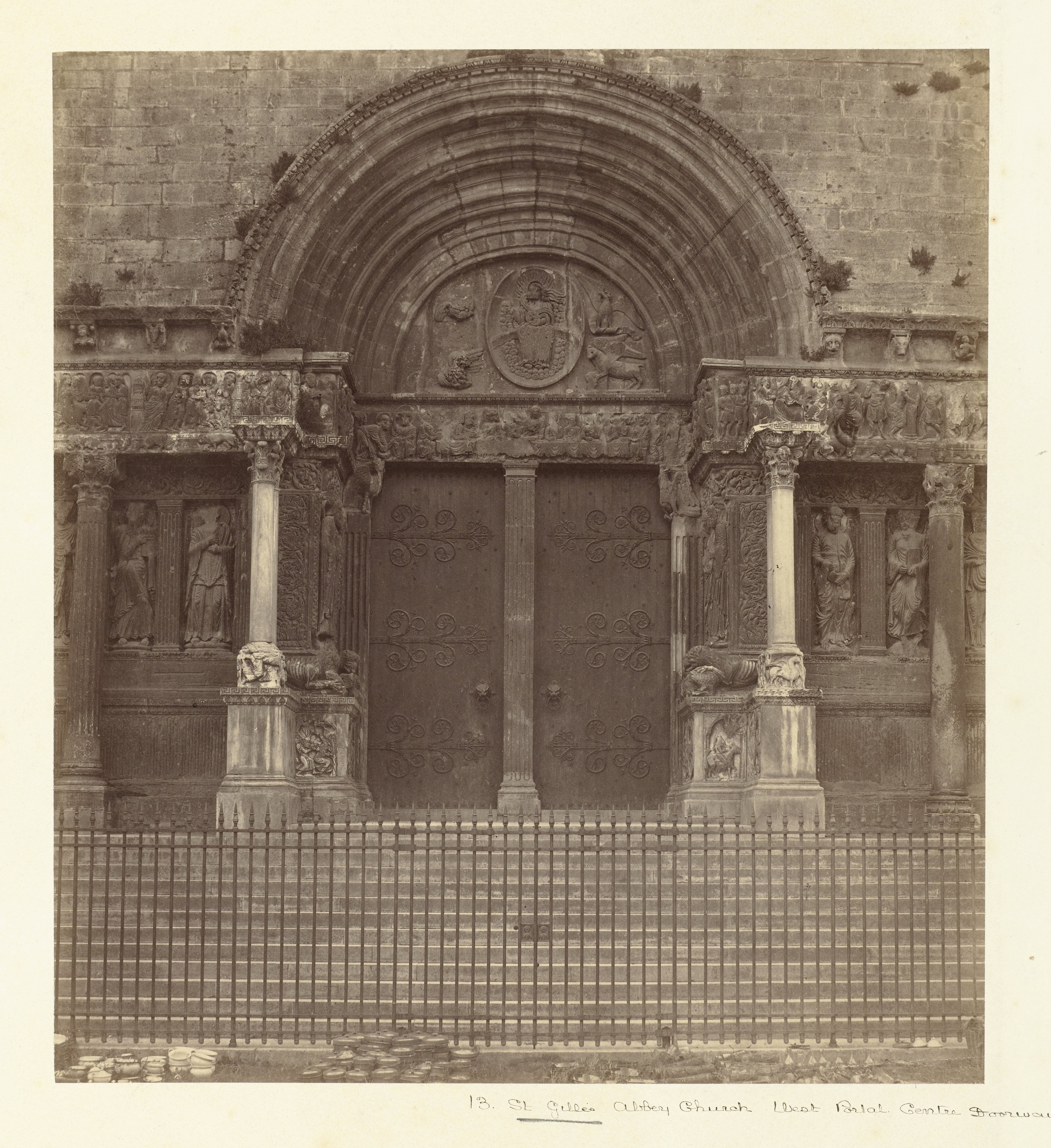 Westportaal van de abdijkerk van Saint-Gilles-du-Gard