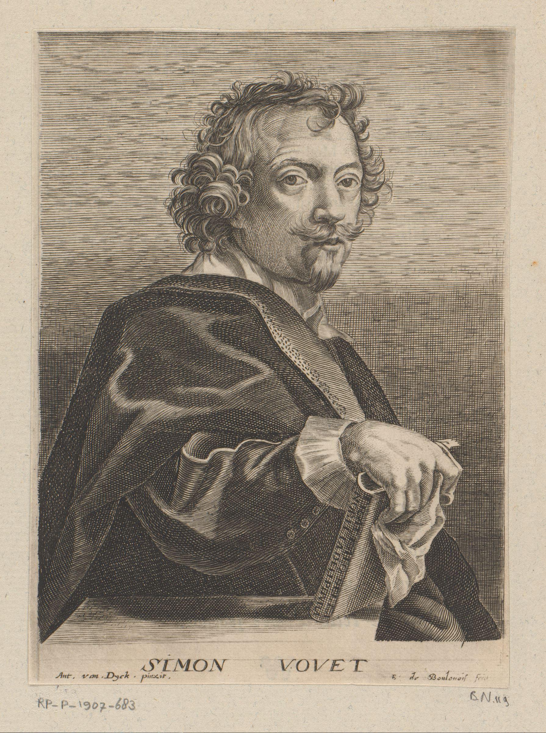 Portret van Simon Vouet