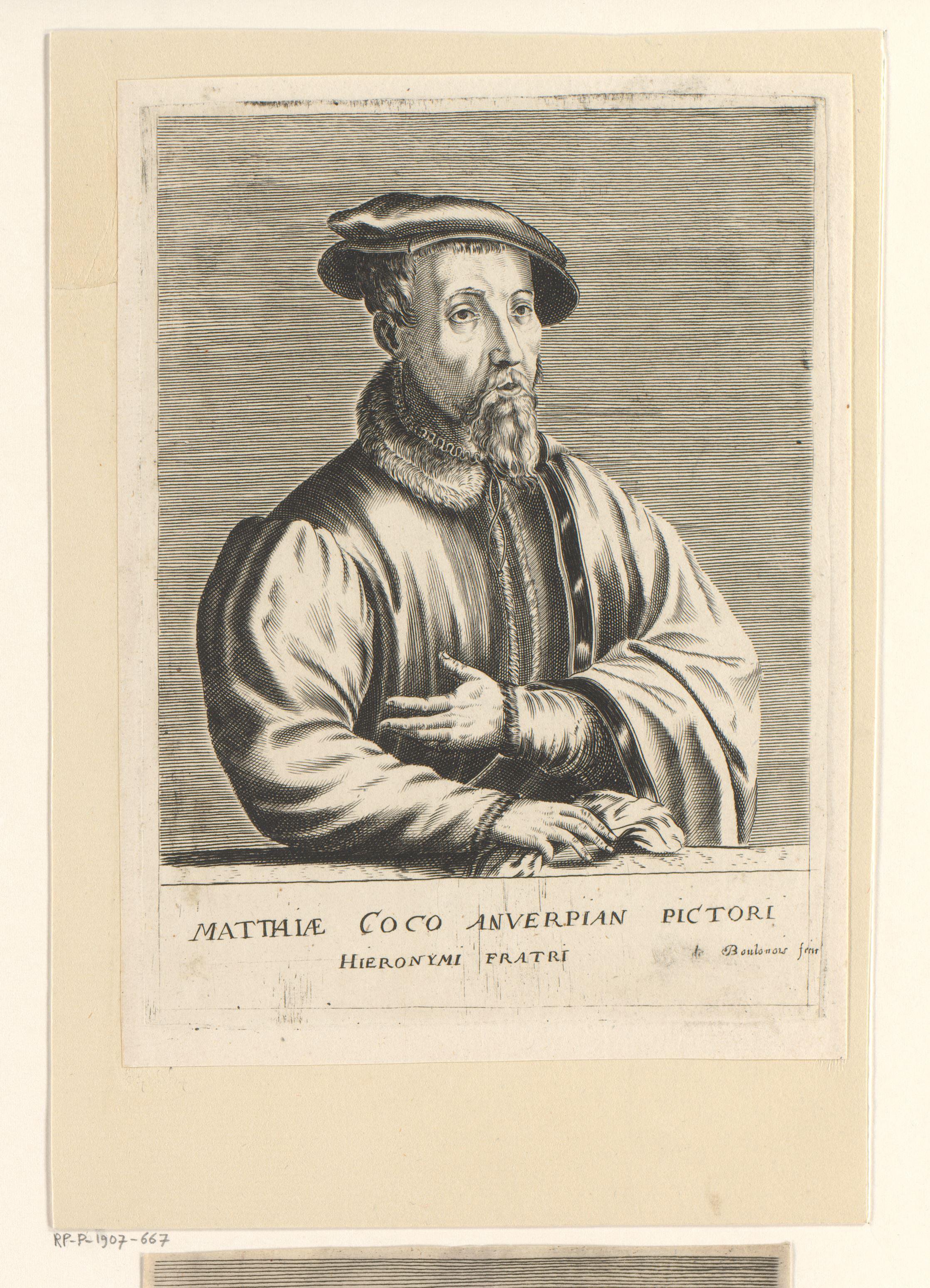 Portret van Matthys Cock