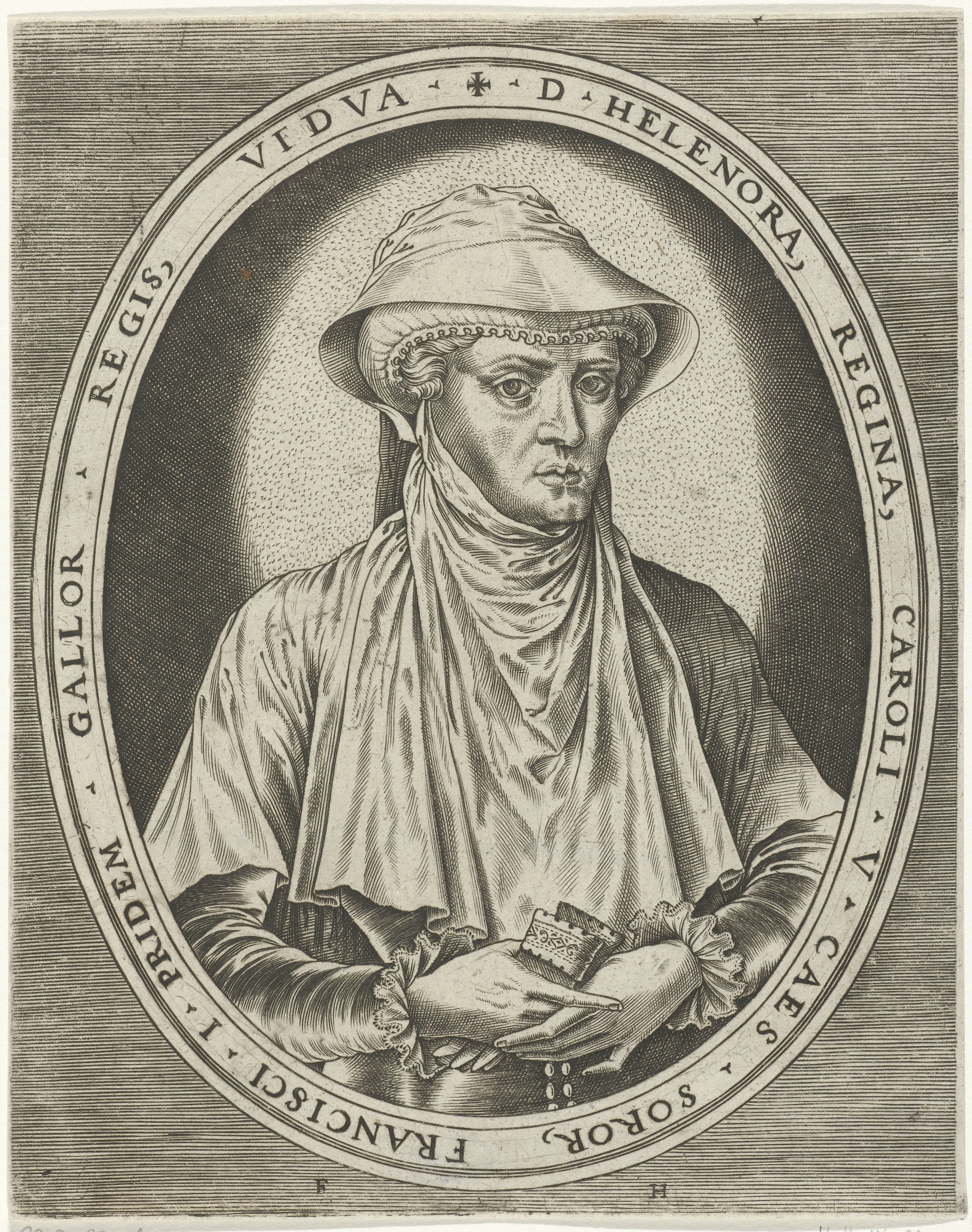 Portret van Eleonora van Habsburg
