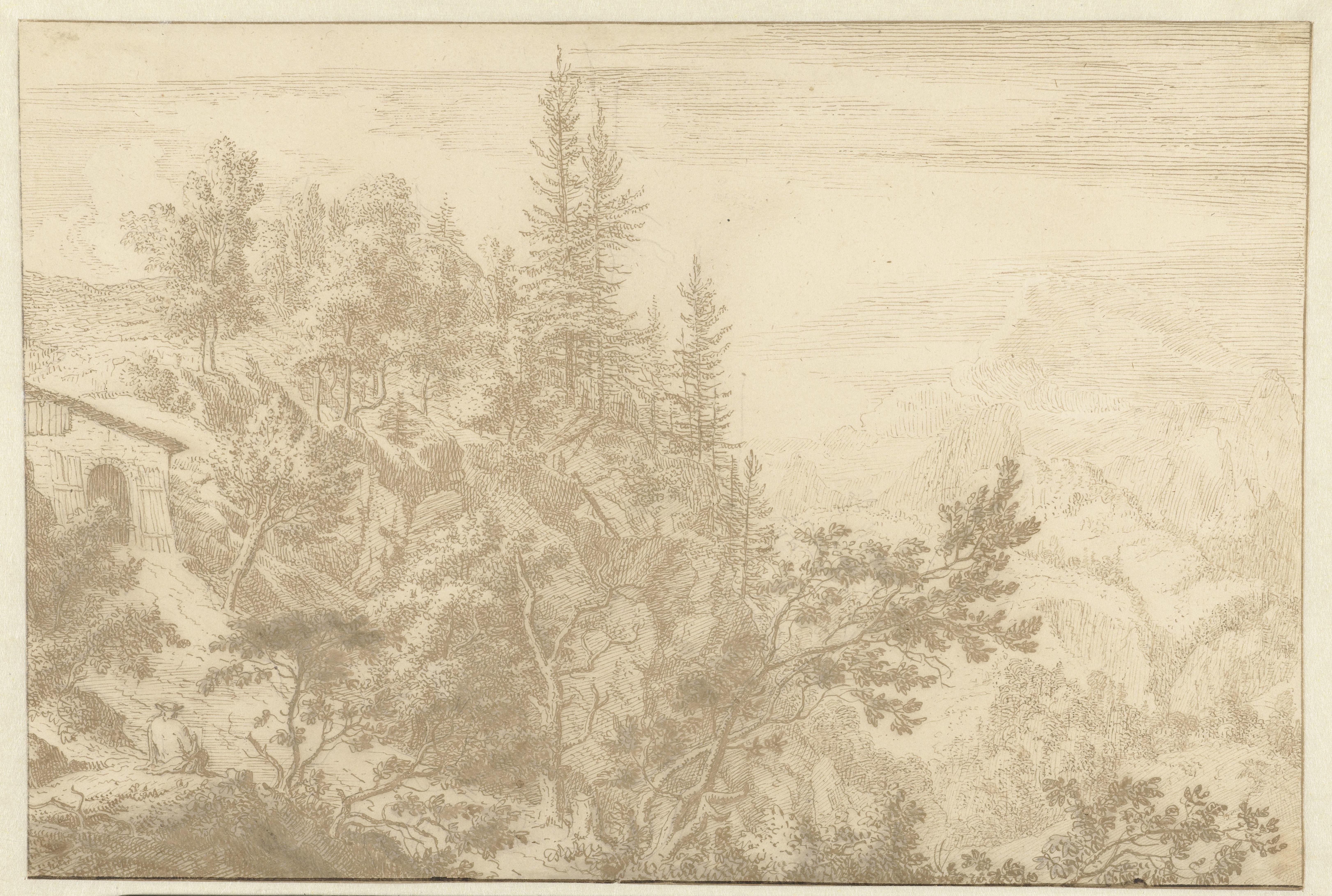 Mountain Landscape with a View of the Loibl Pass