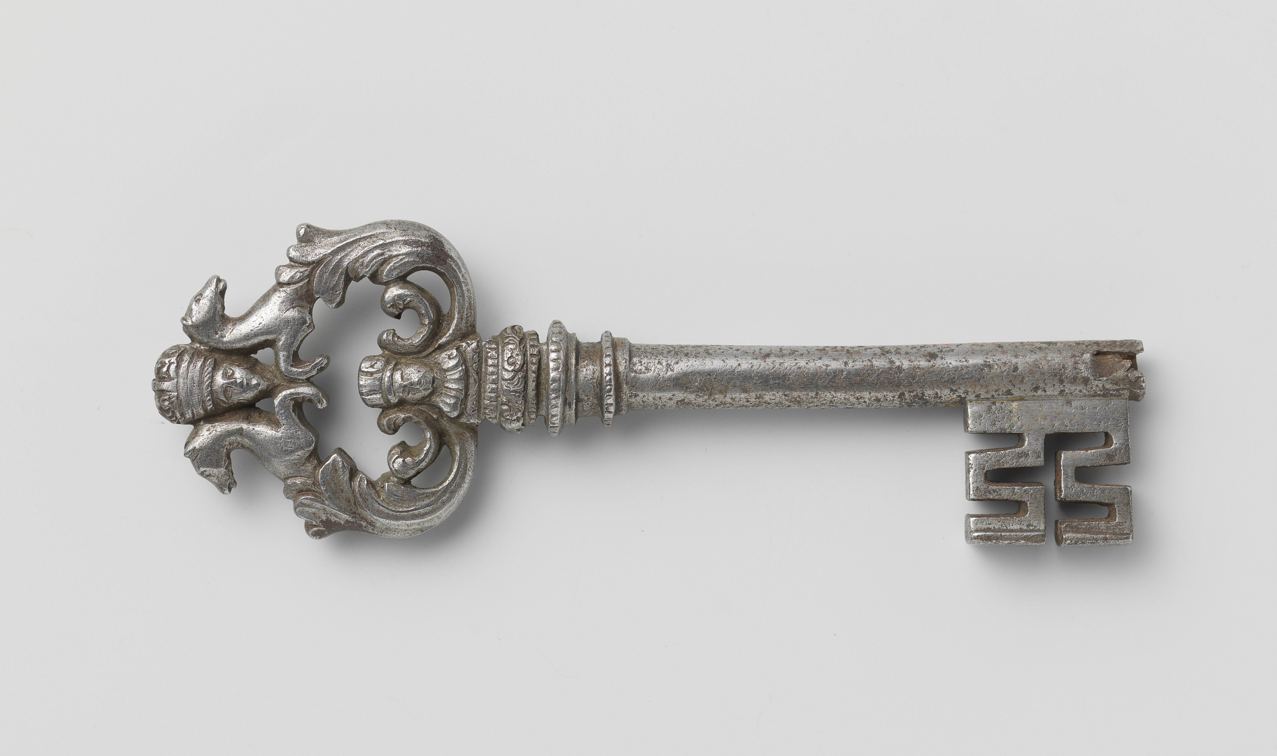 Key with barrel shank
