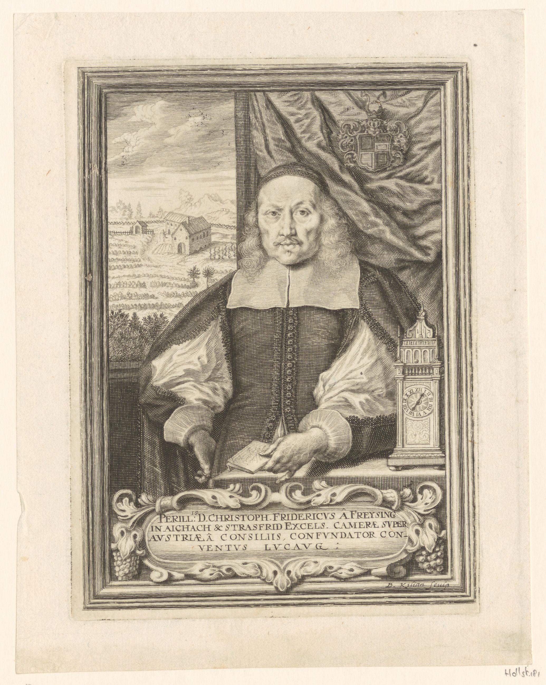 Portret van Christoph Friedrich von Freising