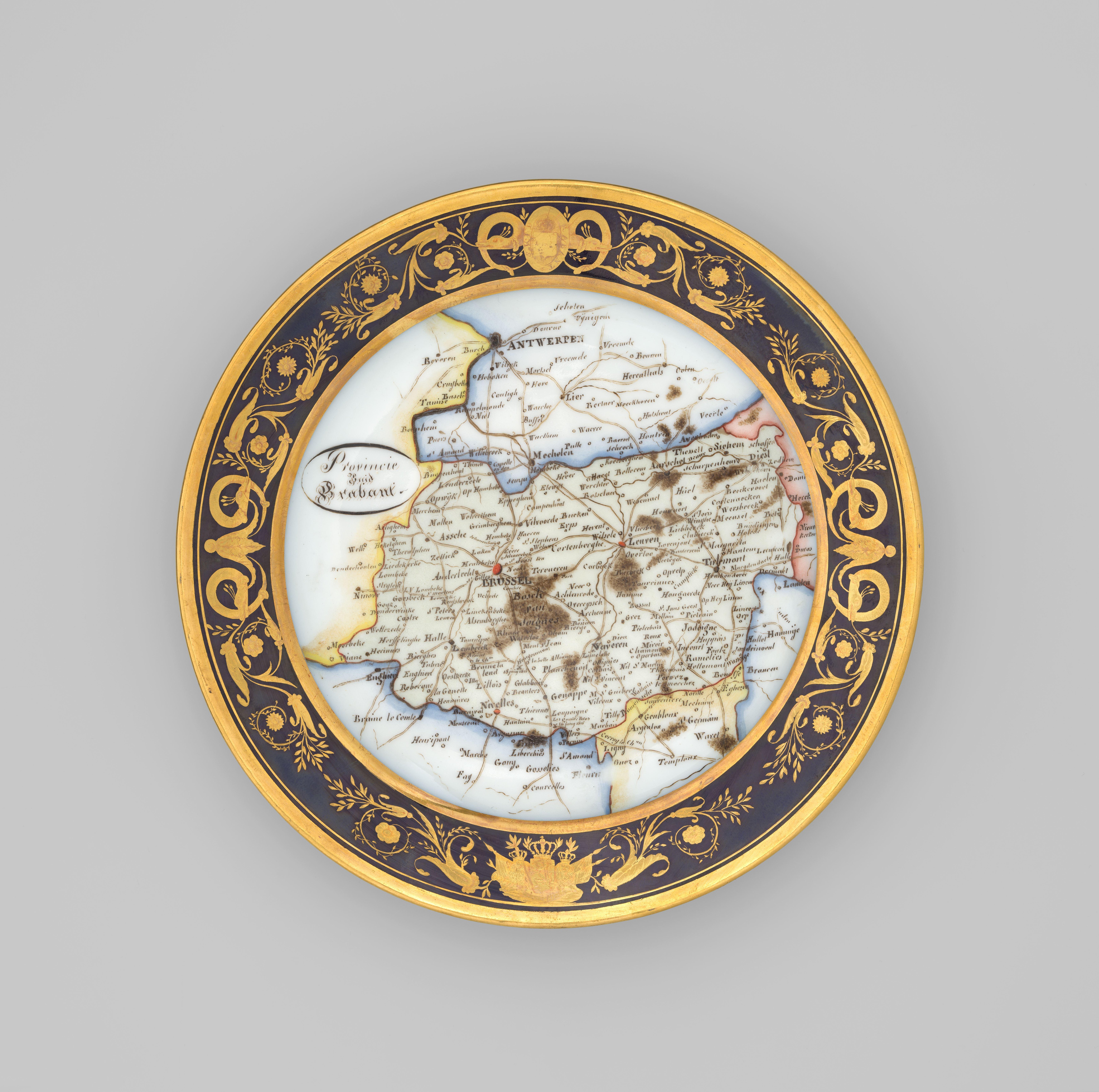 18 borden met het decor van een Nederlandse provincie