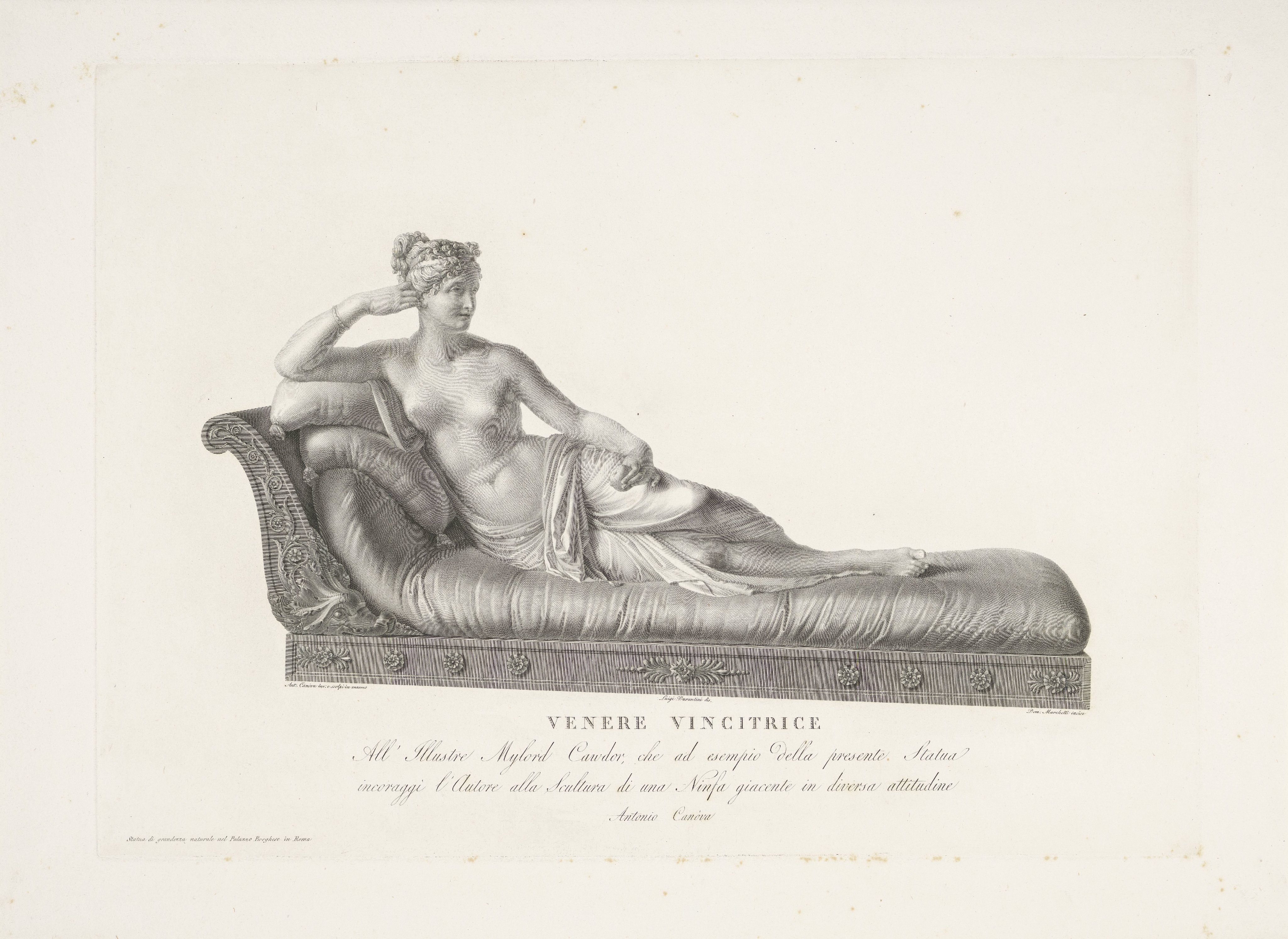 Pauline Borghese Bonaparte als Venus Victrix