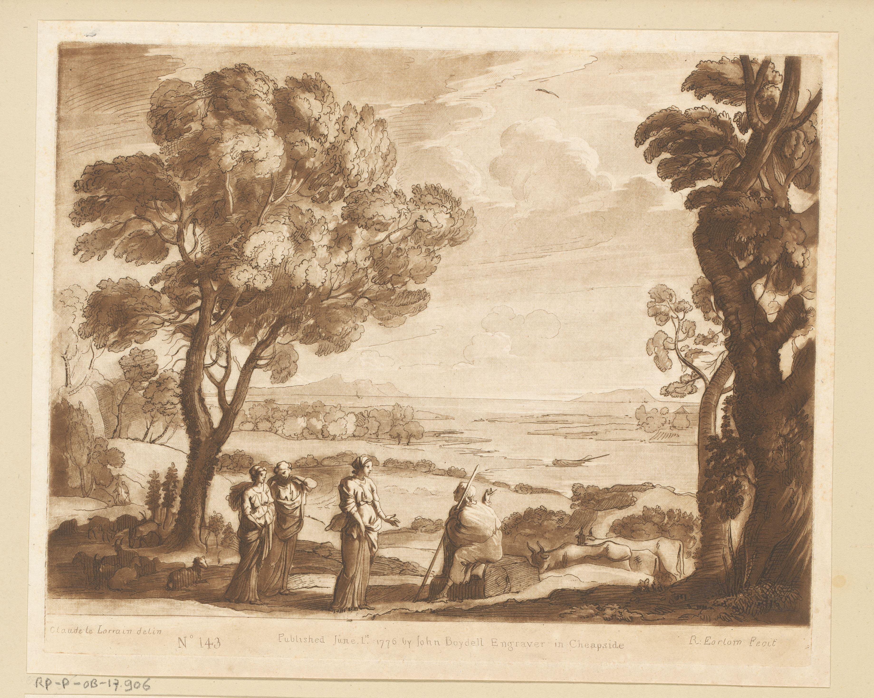 Landschap met de dochters van Helios