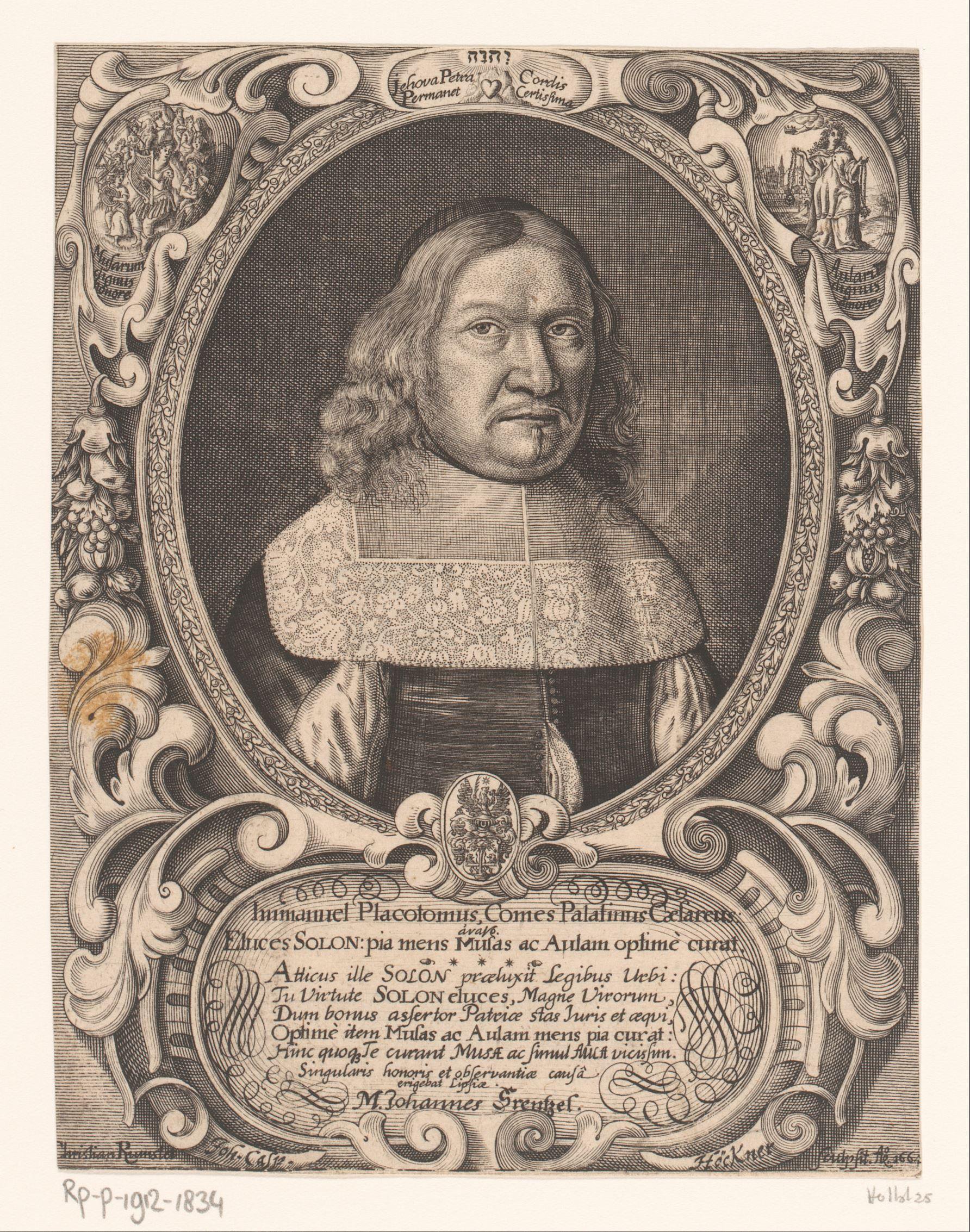 Portret van Immanuel Placotomus