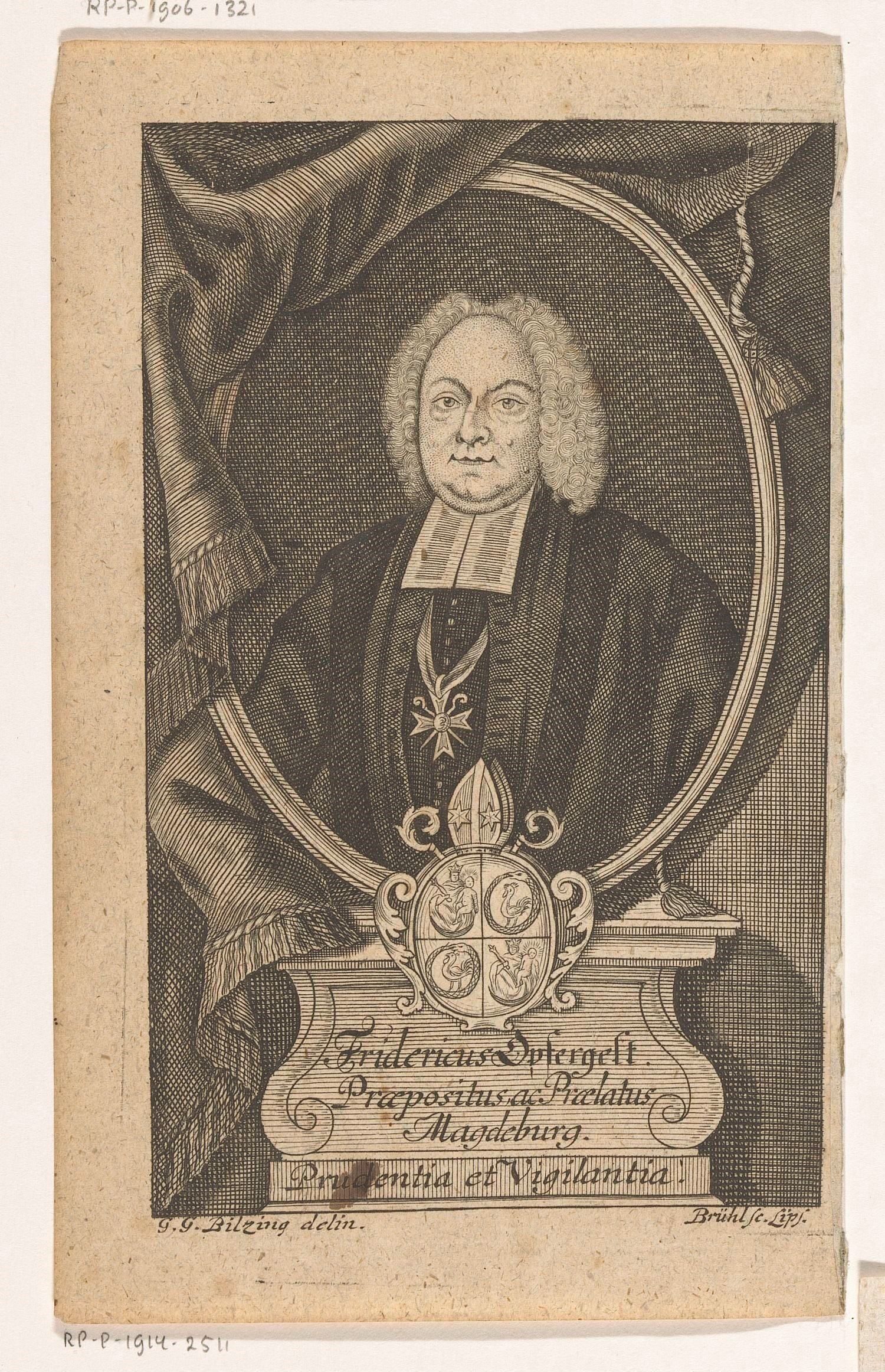 Portret van Friedrich Opfergelt