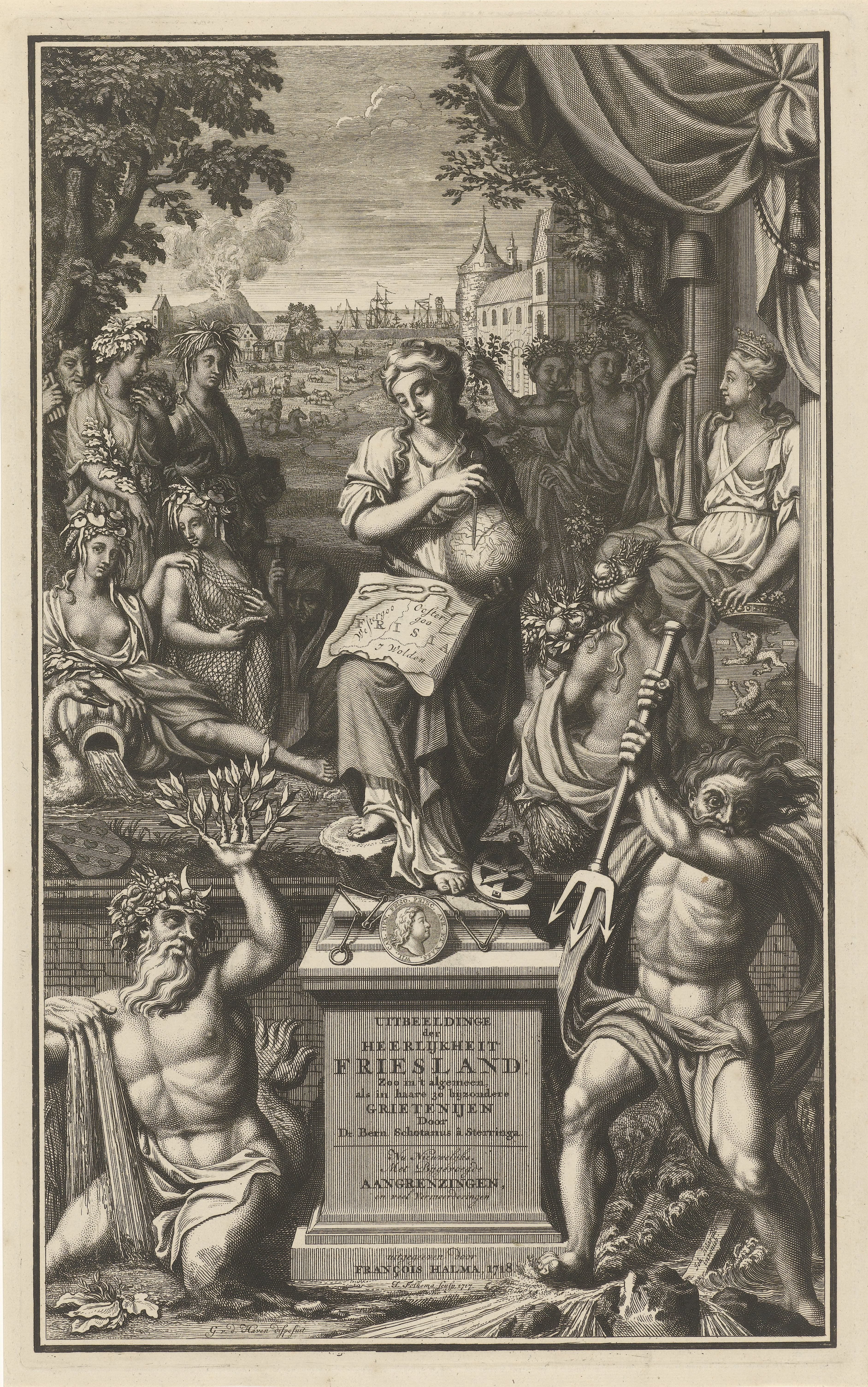 Allegorie op het vruchtbare Friesland