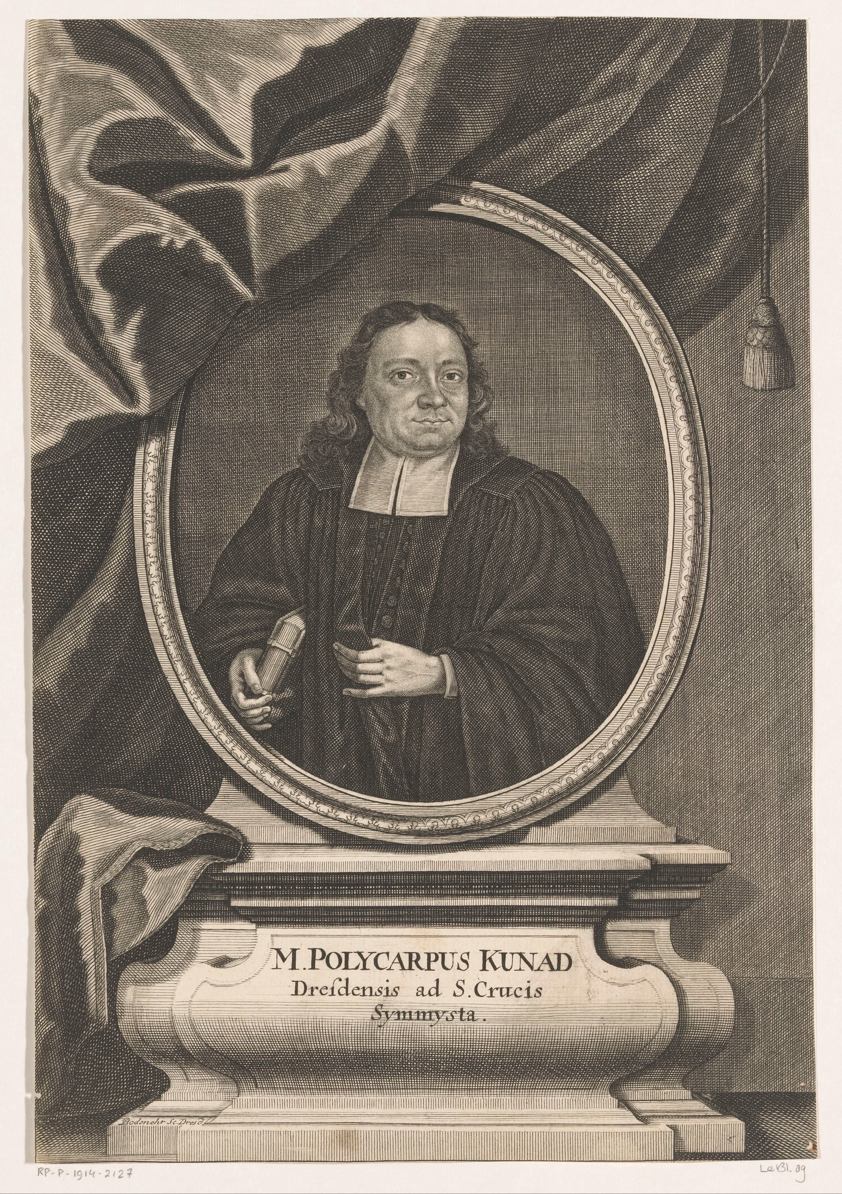 Portret van Polycarp Kunad
