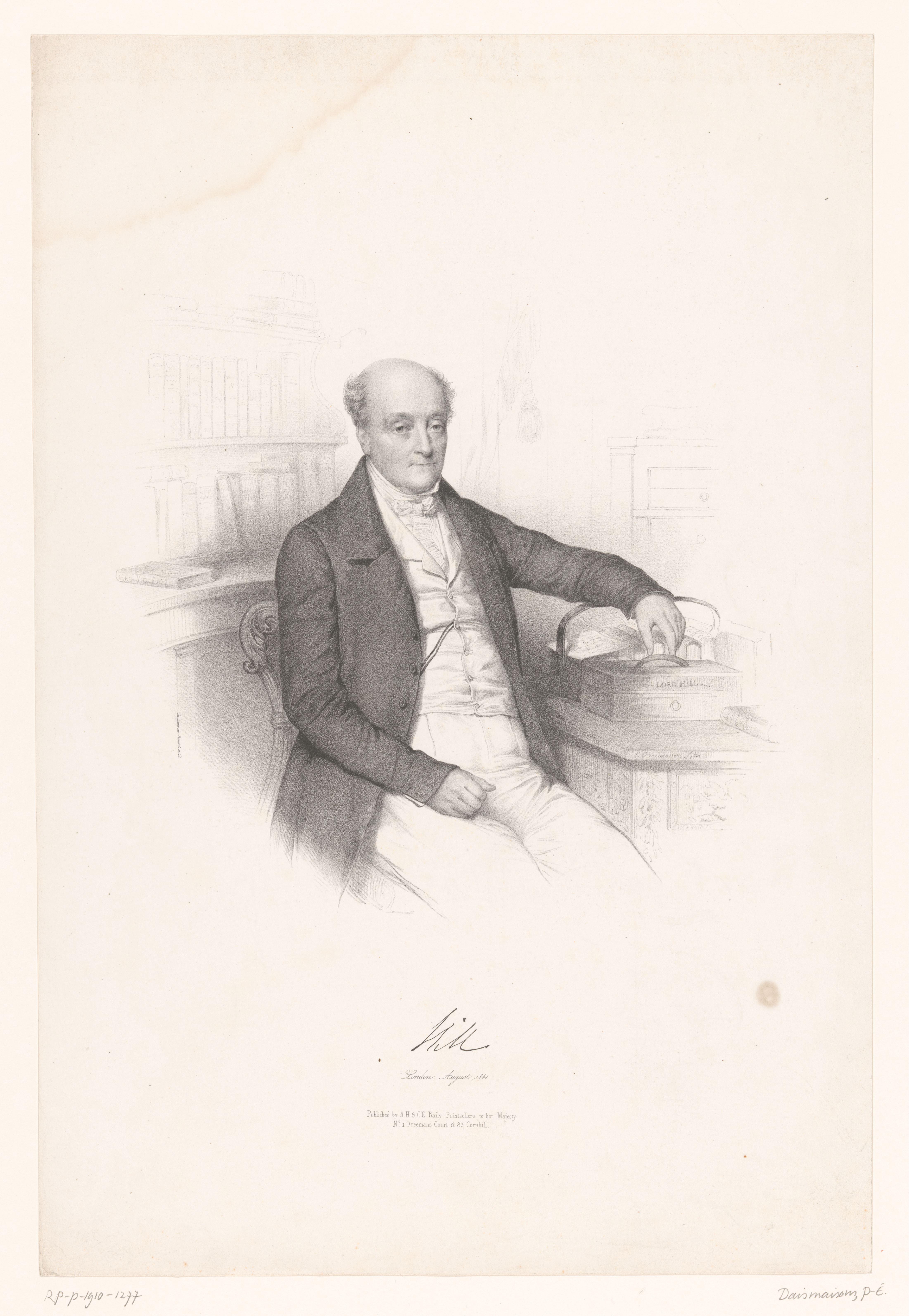 Portret van generaal Rowland Hill