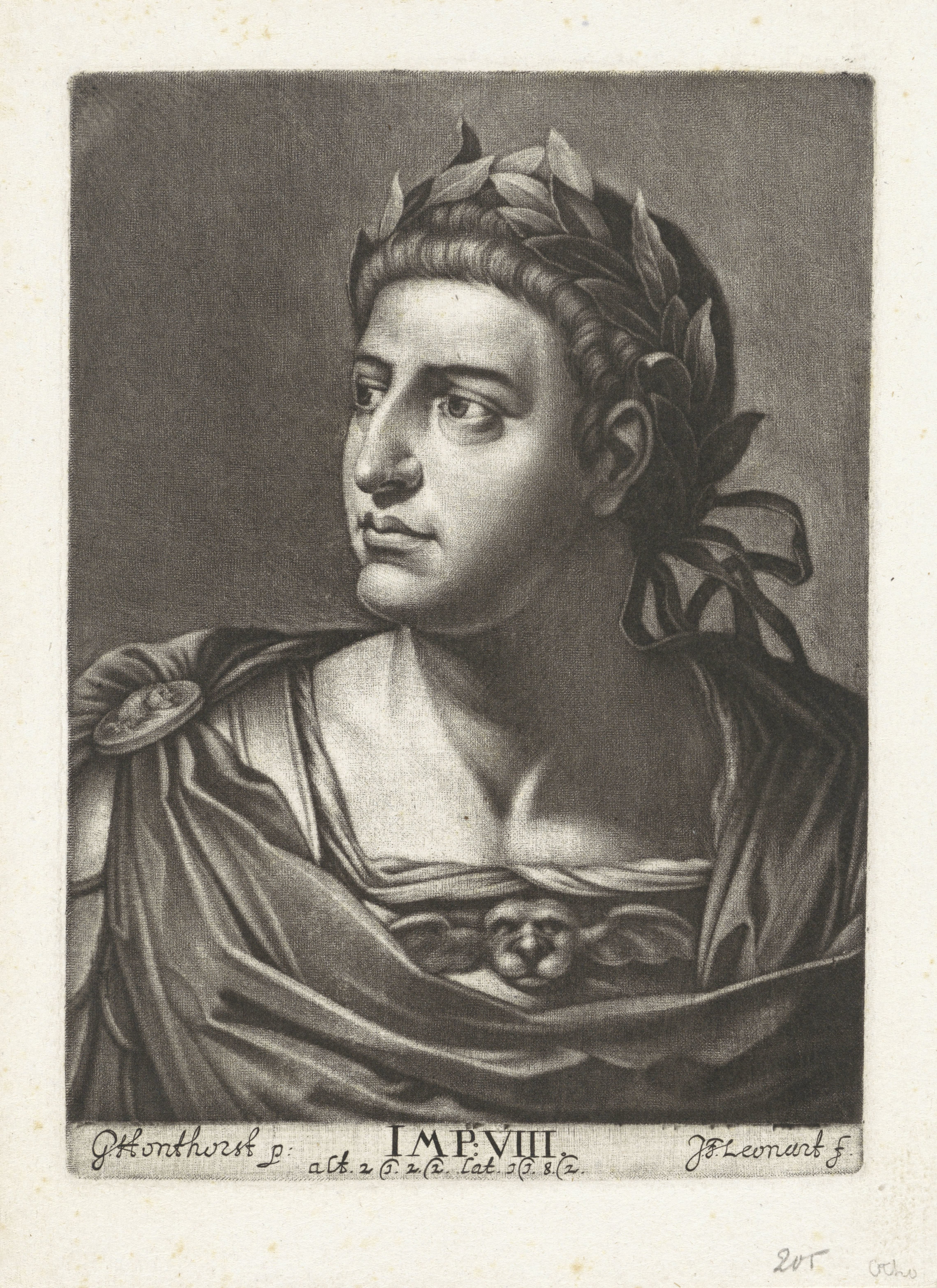 Portret van keizer Otho