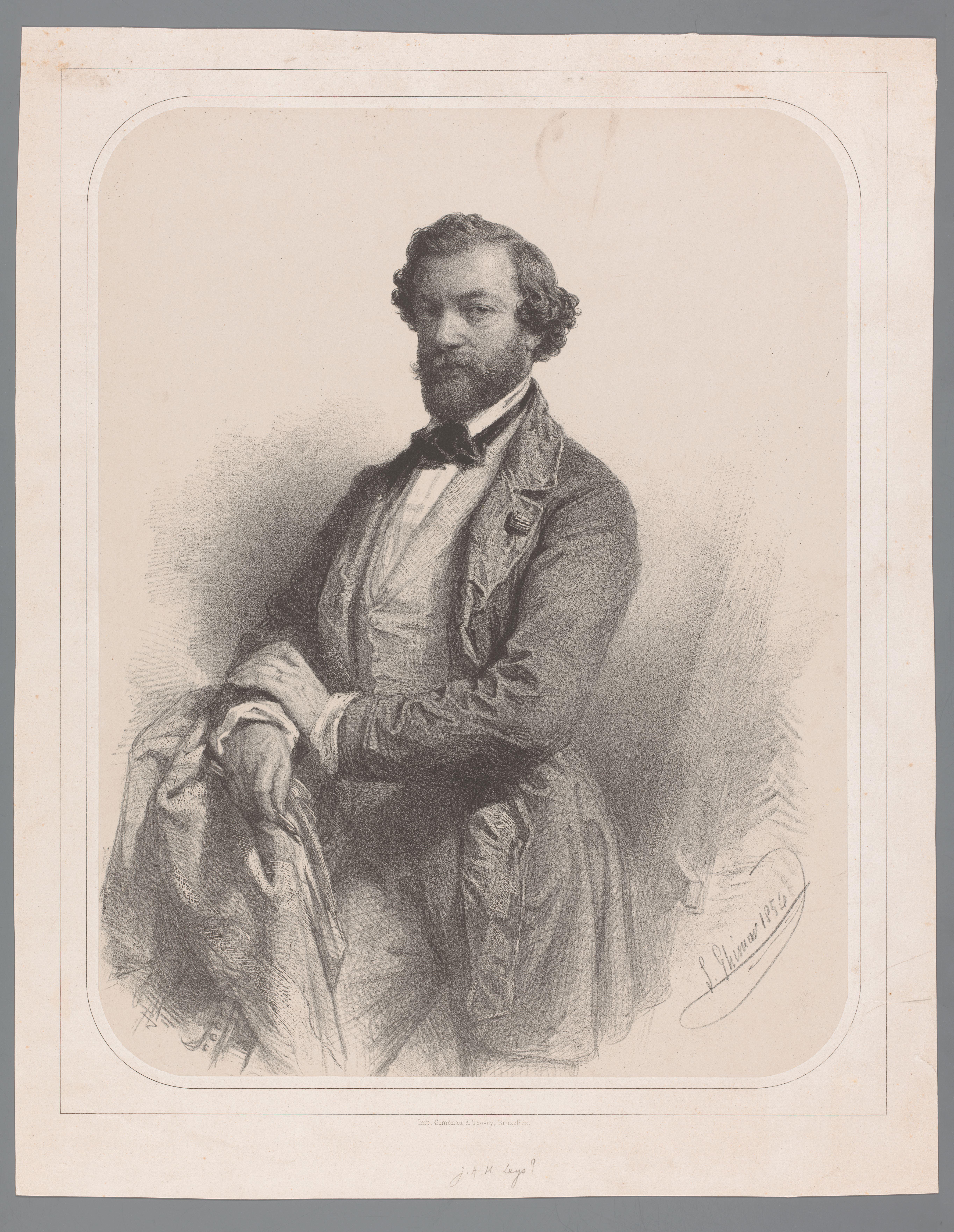 Portret van een onbekende man