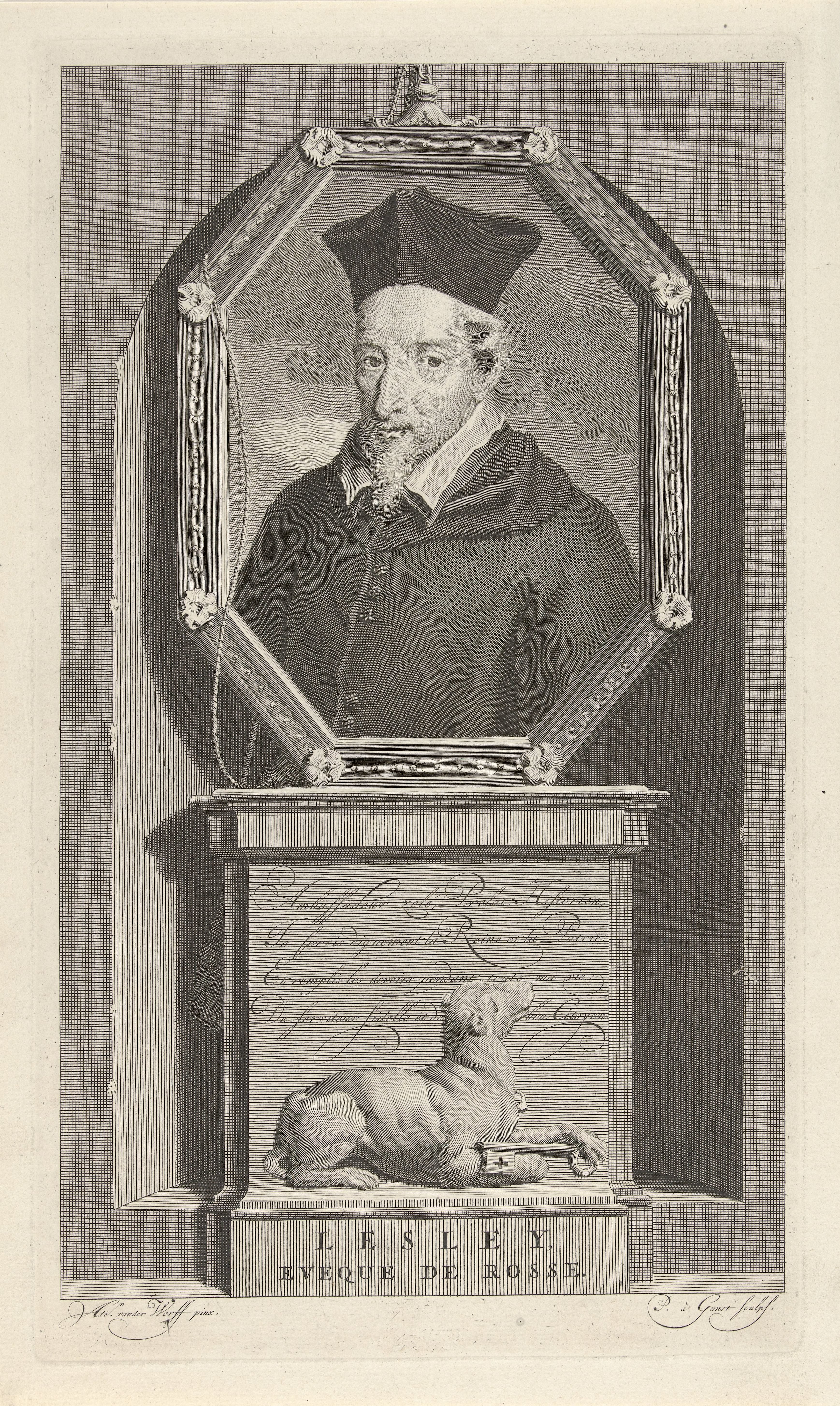 Portret van bisschop John Lesley