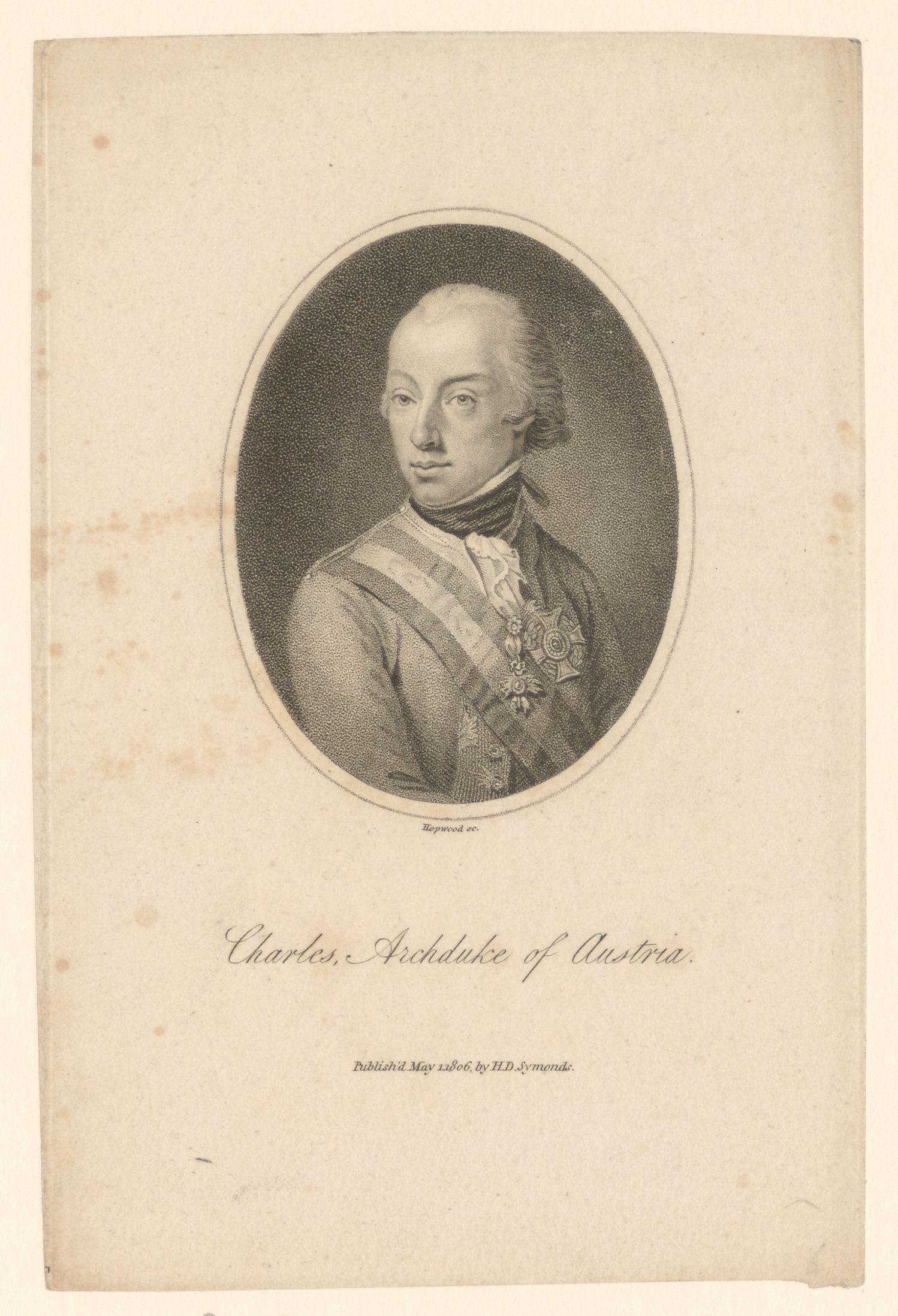 Portret van Karel van Oostenrijk-Teschen