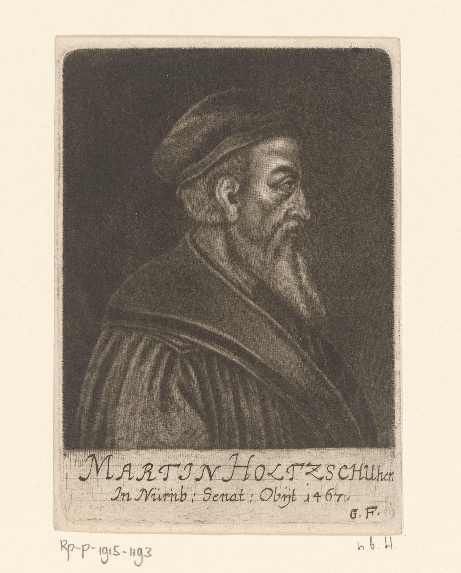 Portret van Martin Holzschuher