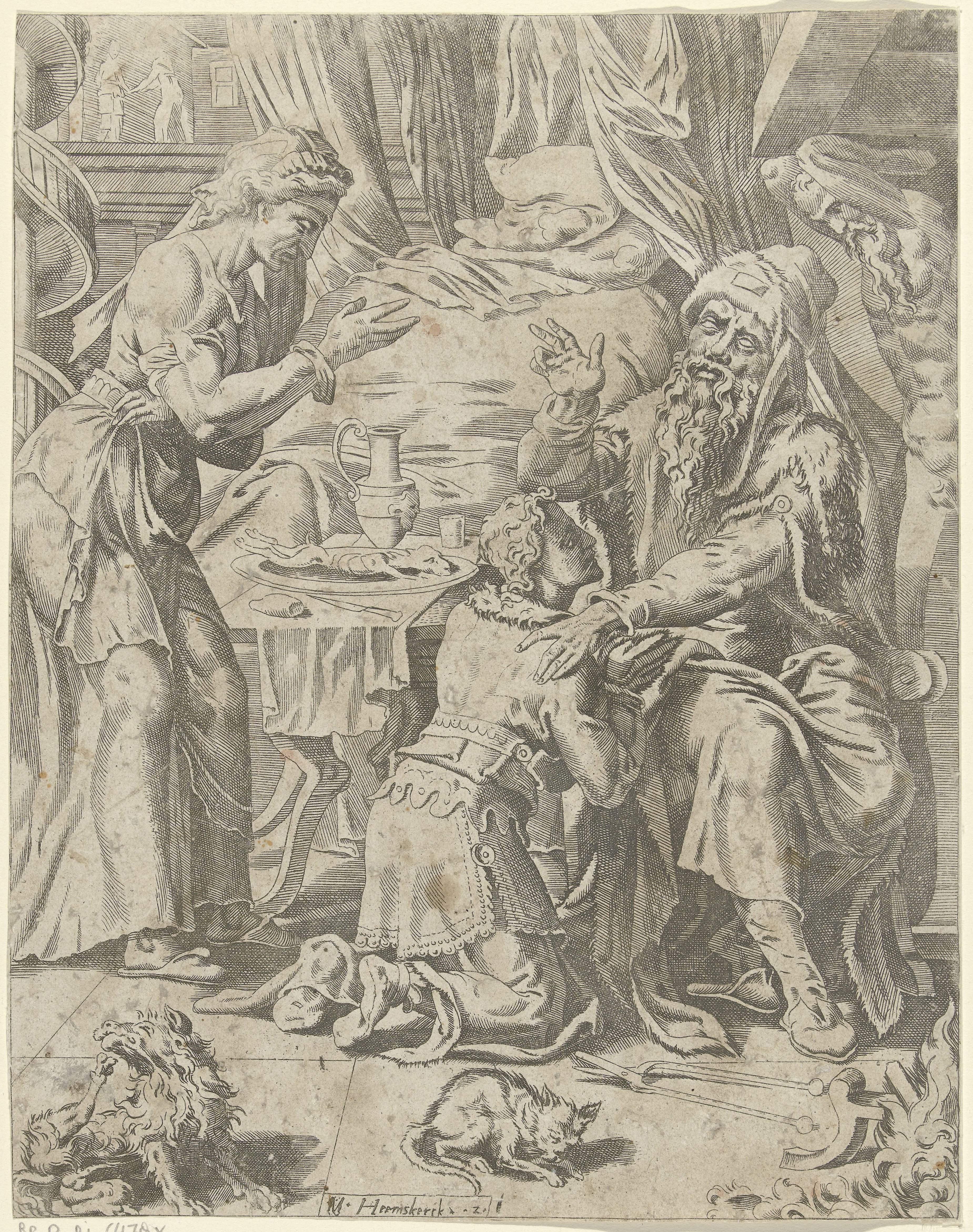 Isaak zegent Jakob