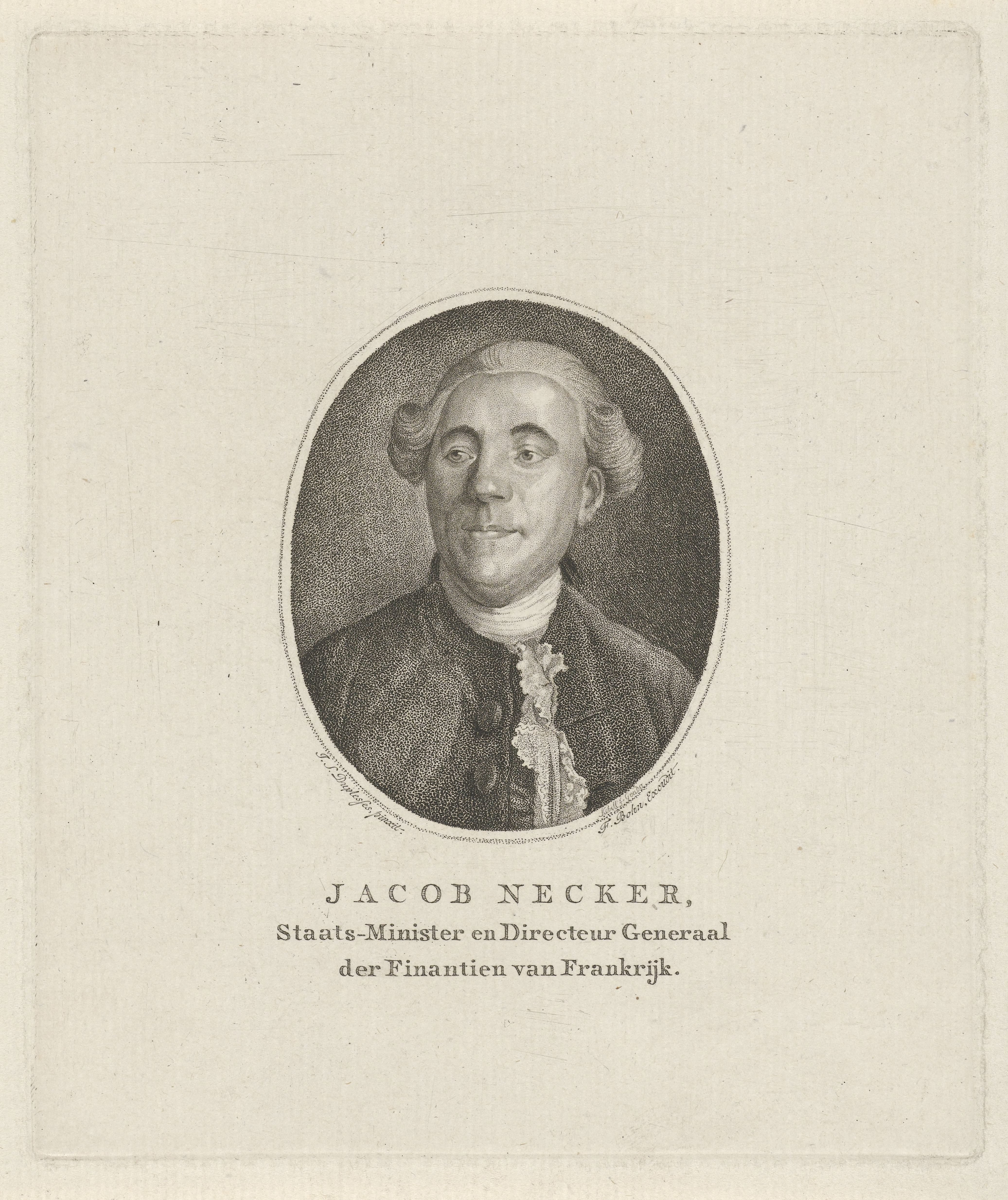 Portret van Jacques Necker
