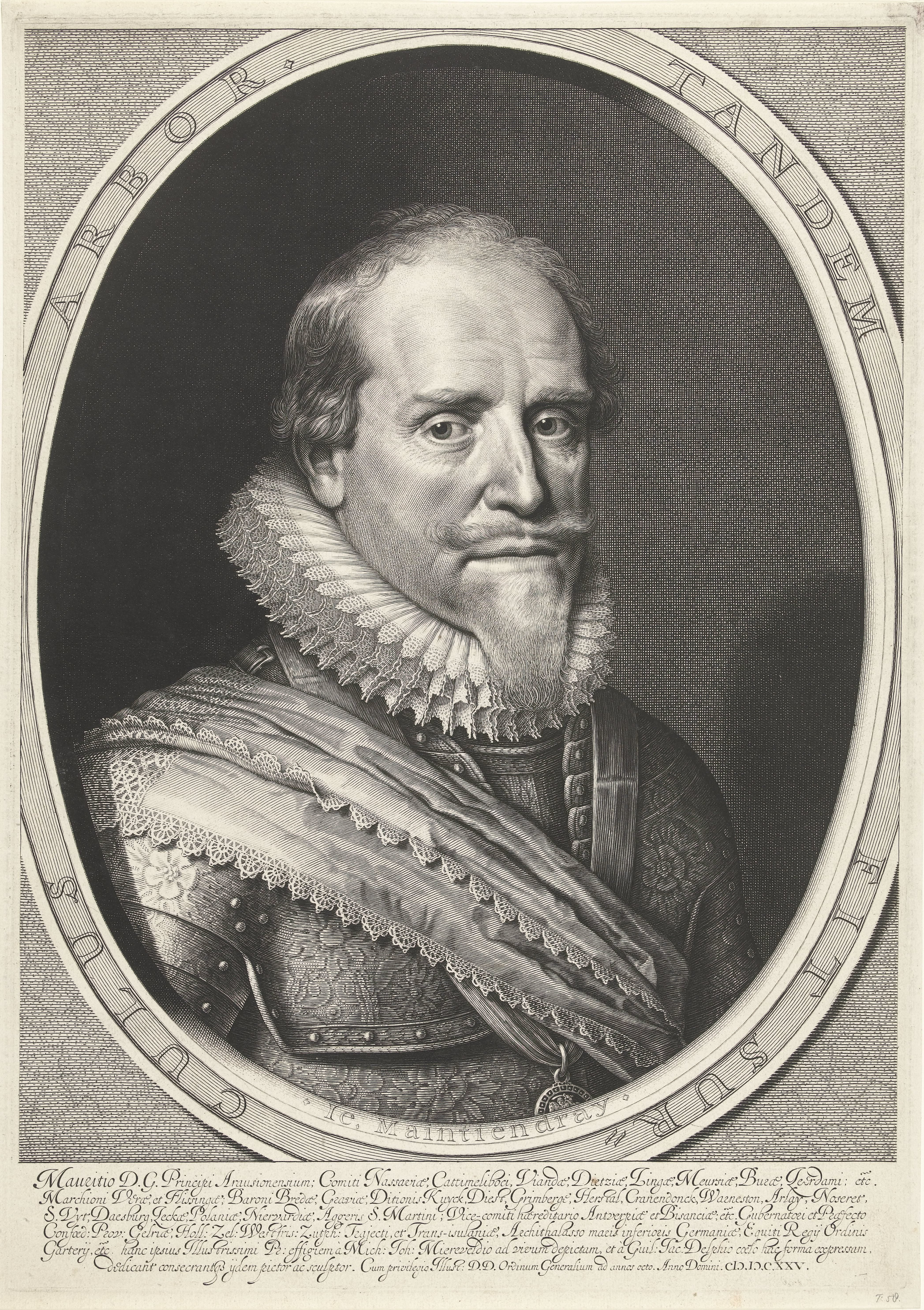 Portret van Maurits, prins van Oranje