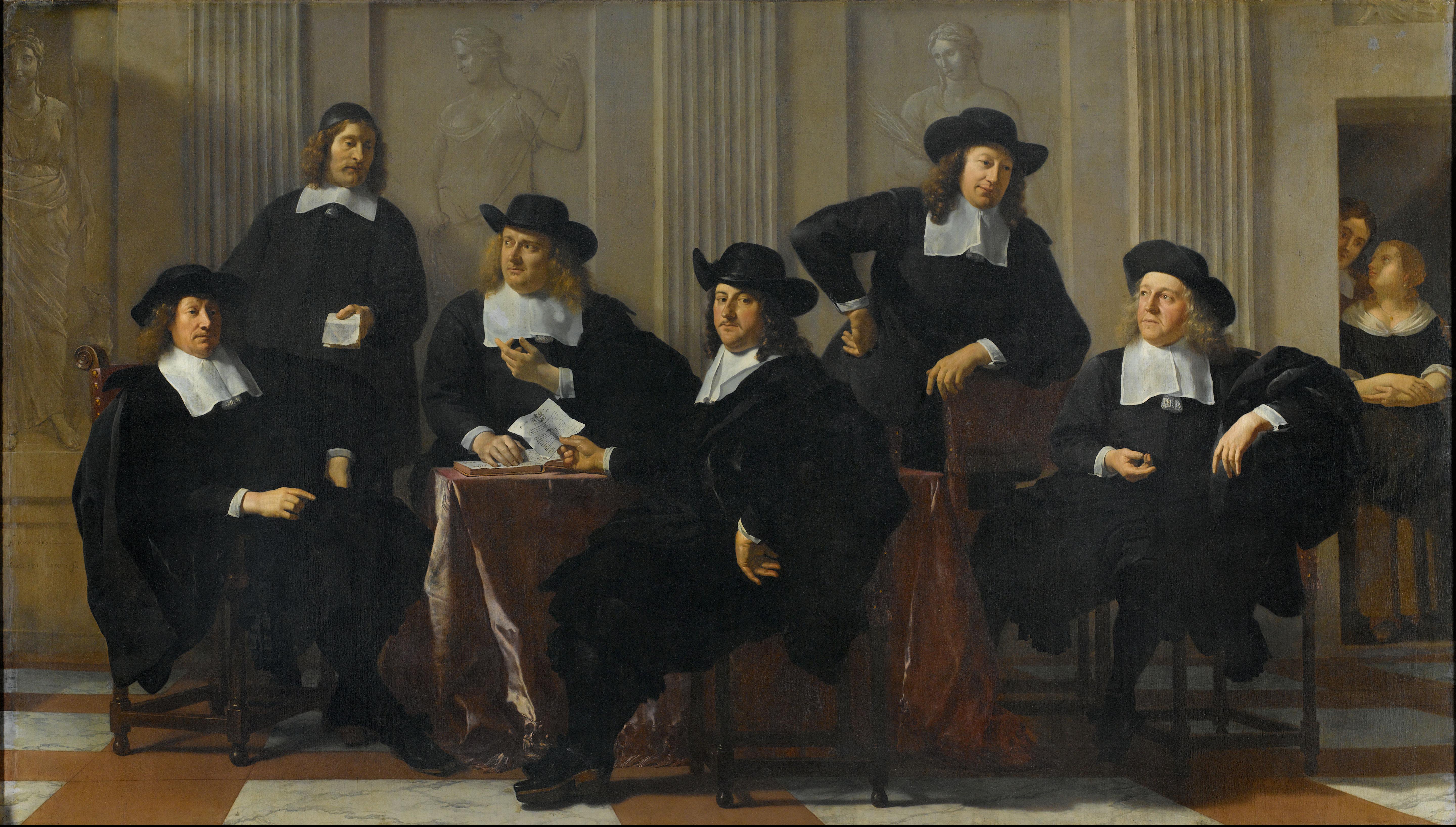 De regenten van het Spinhuis en Nieuwe Werkhuis te Amsterdam