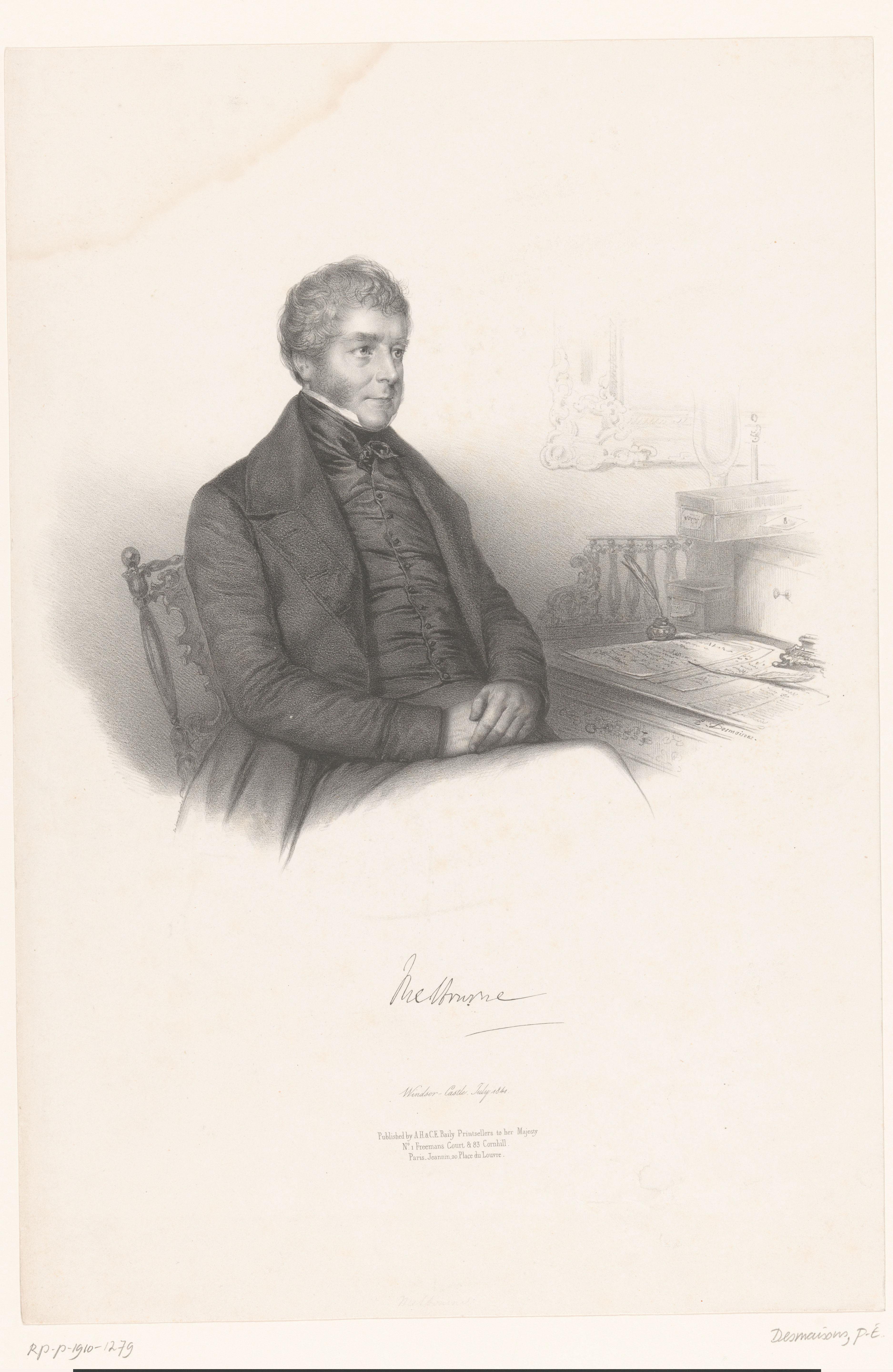 Portret van William Lamb