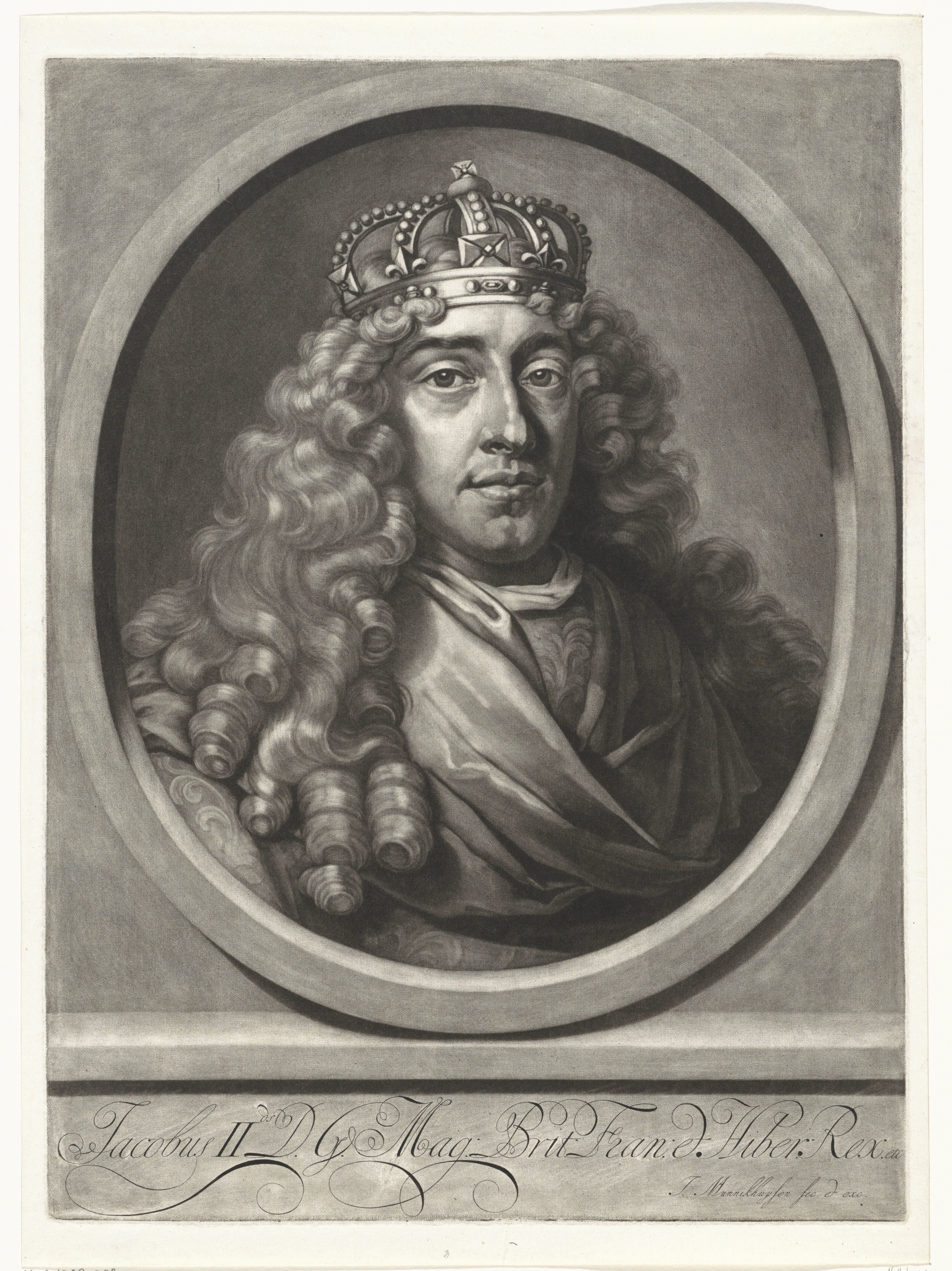 Portret van Jacobus II, koning van Engeland en Schotland