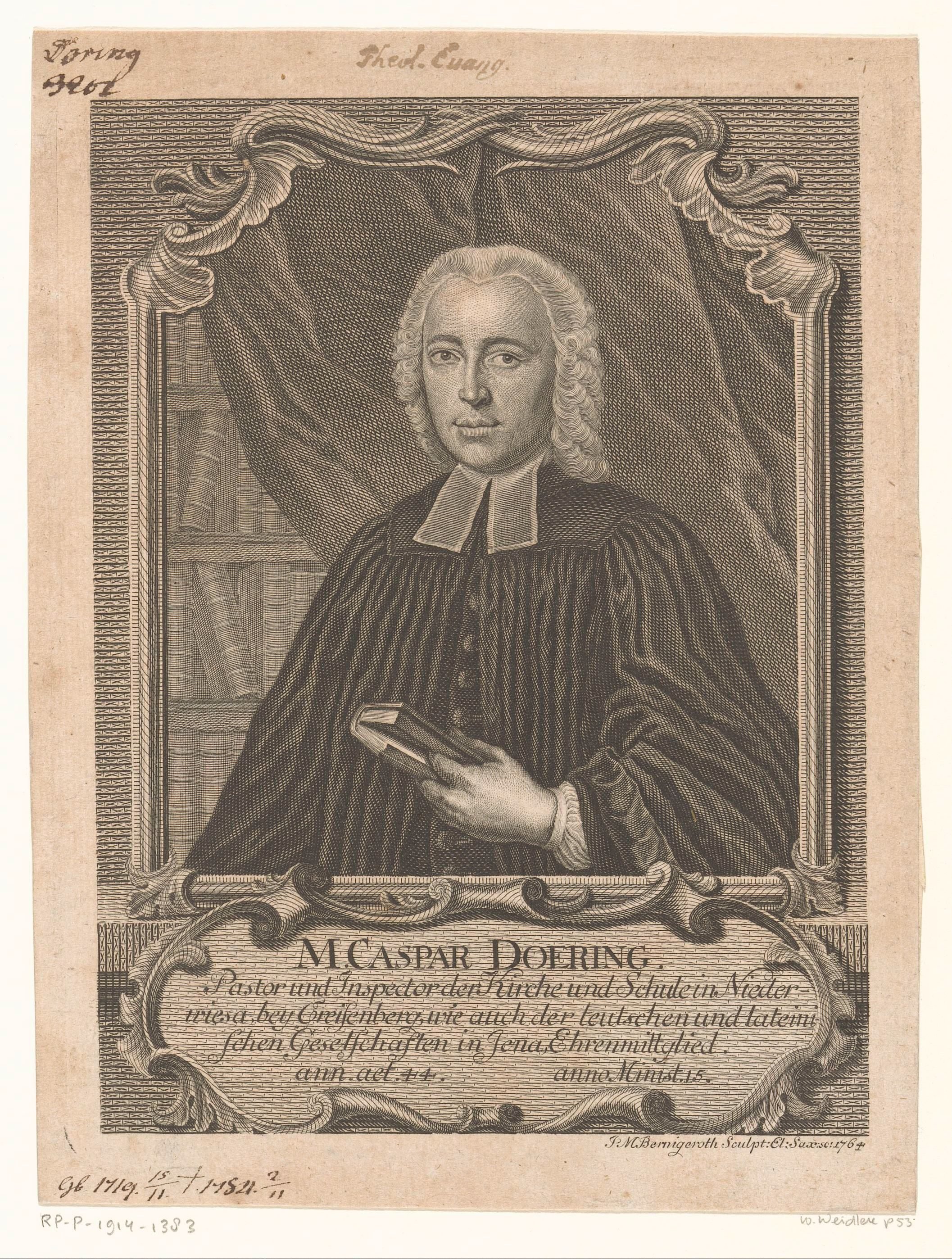Portret van Caspar Doering