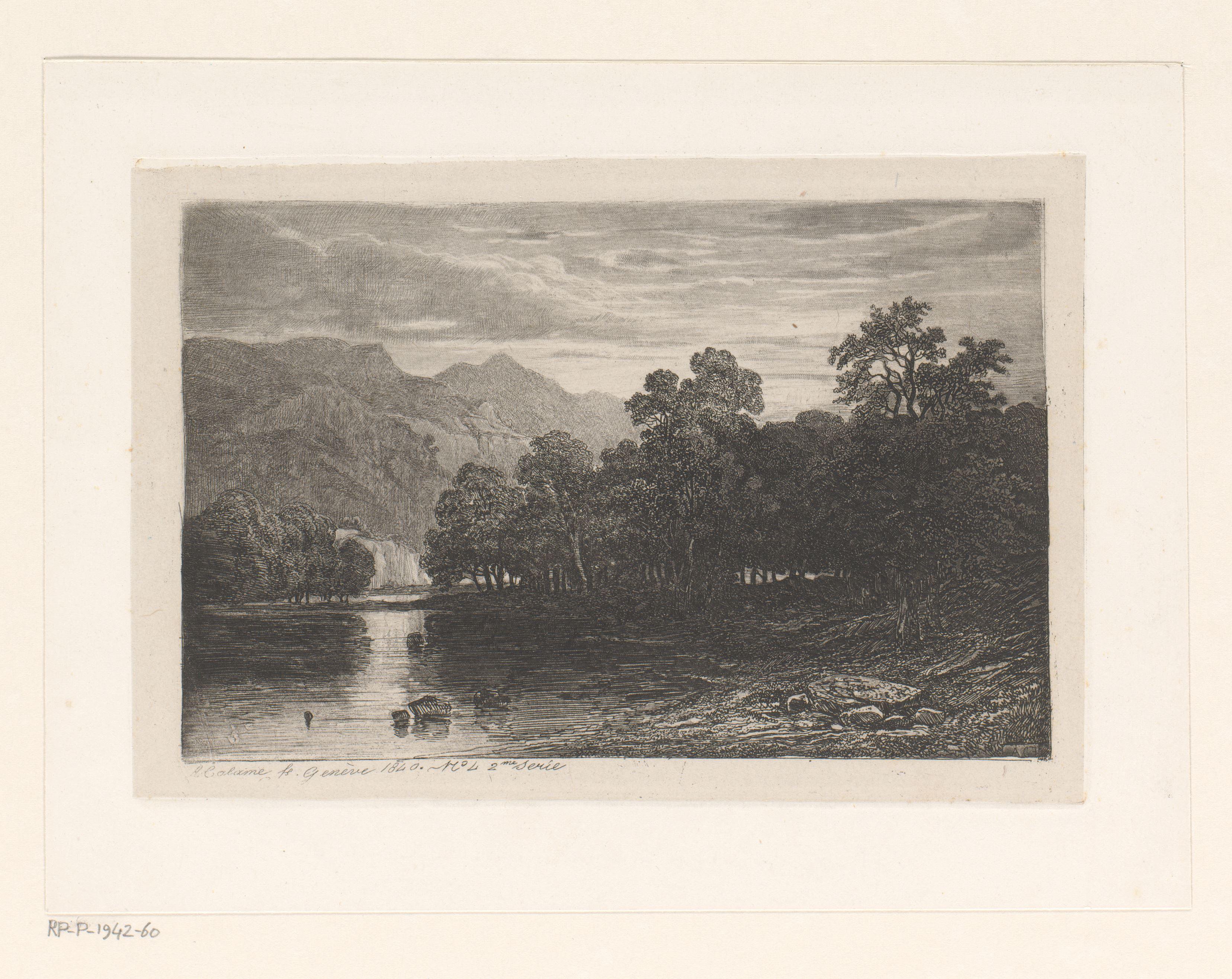 Berglandschap met een meer
