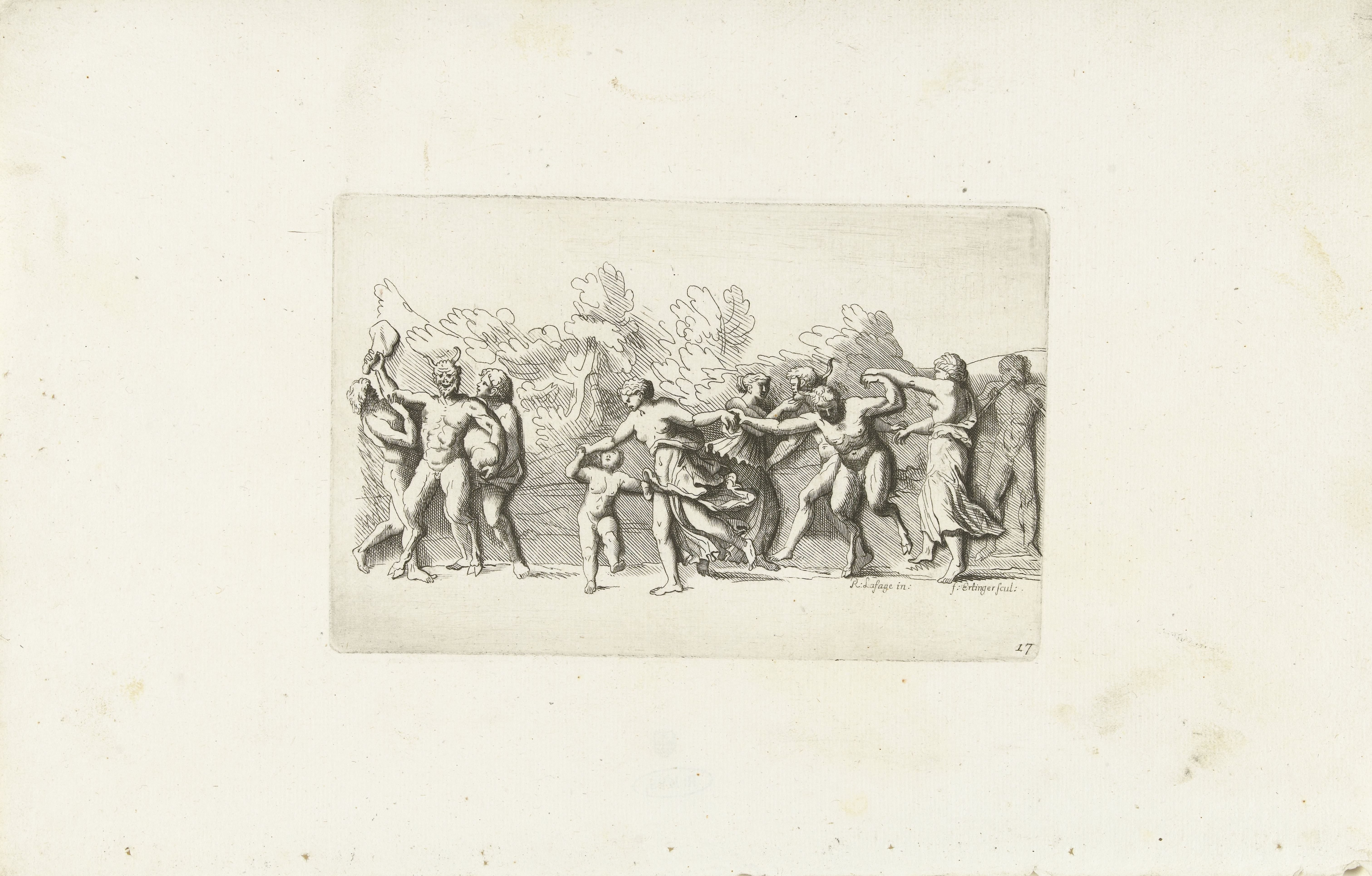 Dansende bacchanten