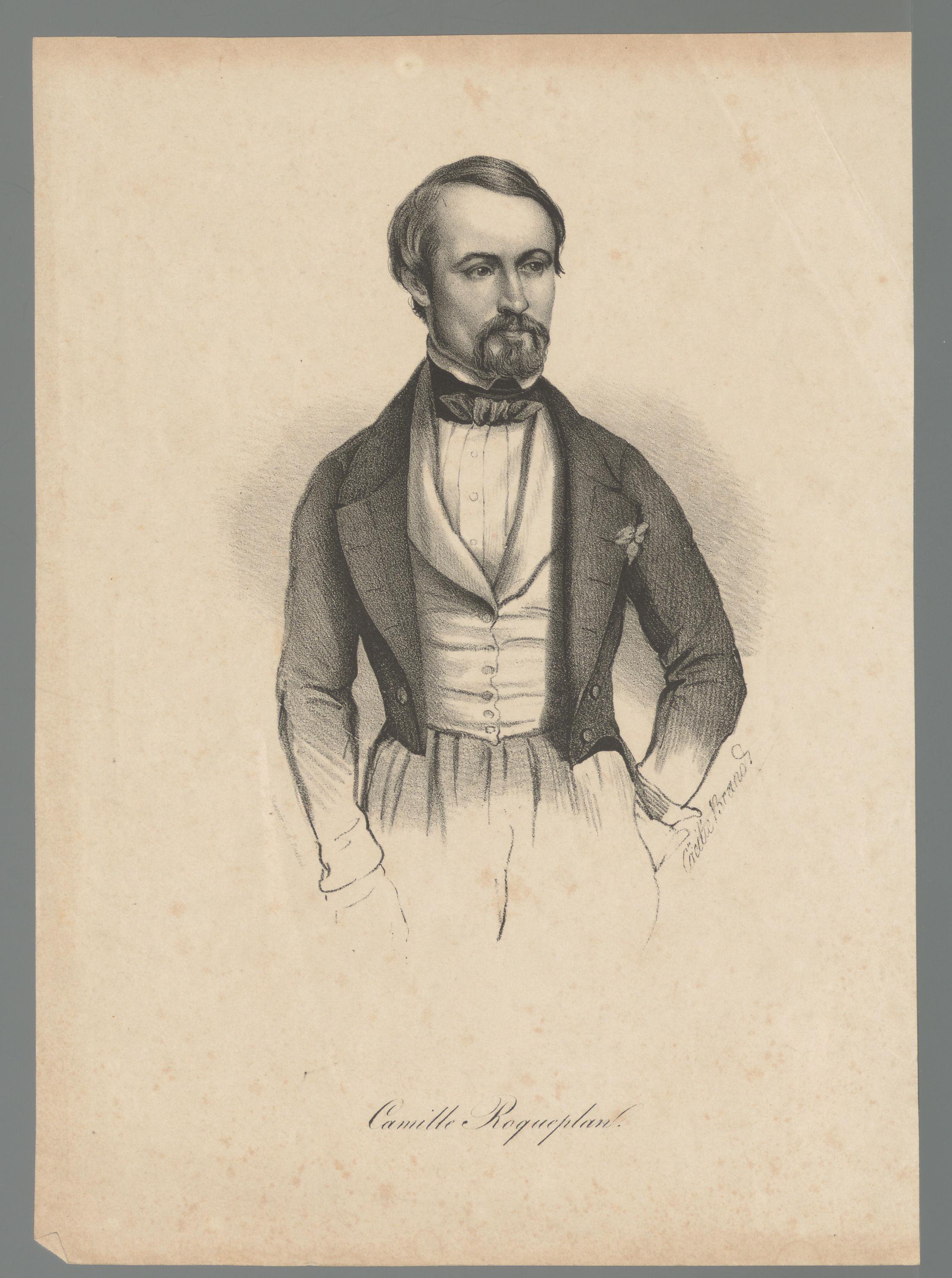 Portret van Camille Joseph Etienne Roqueplan