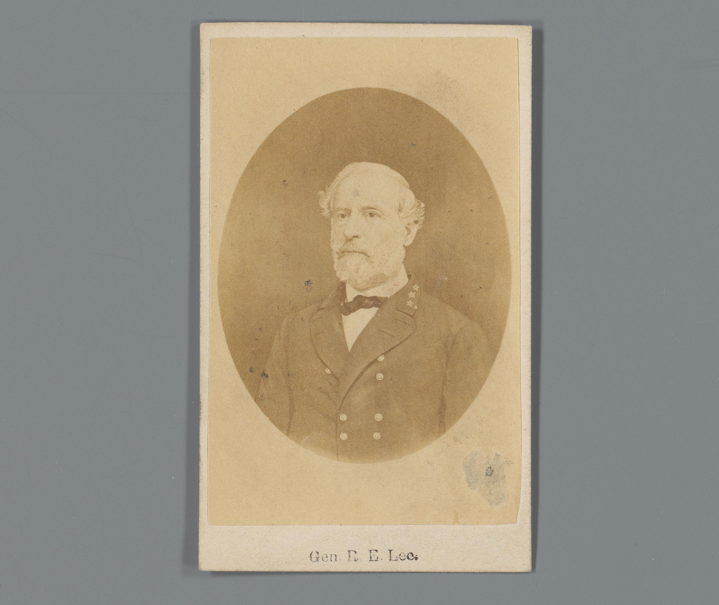 Portret van Robert E. Lee met reclame voor een warenhuis van B. Green in Chicago, Illinois