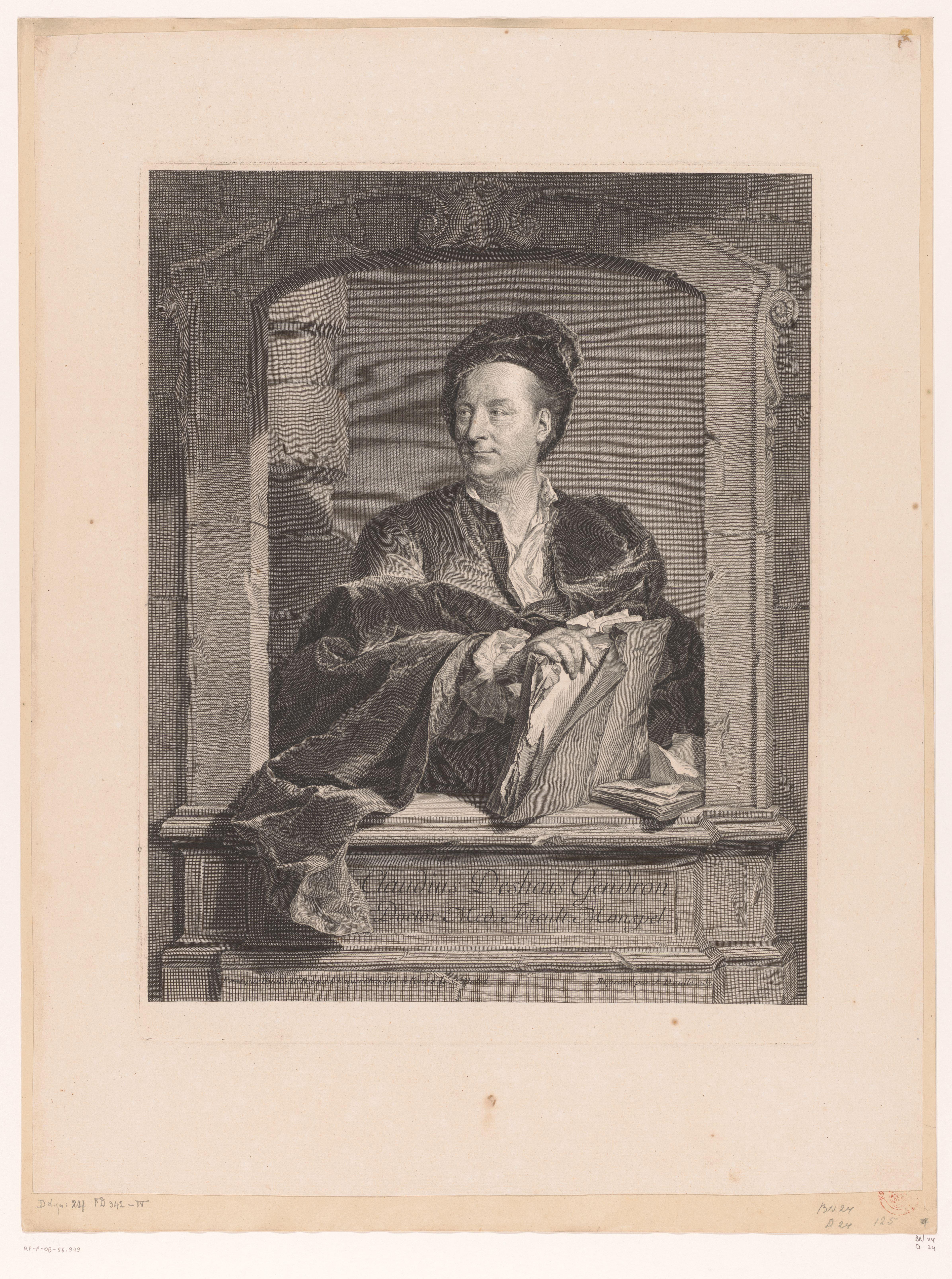 Portret van Claude Gendron