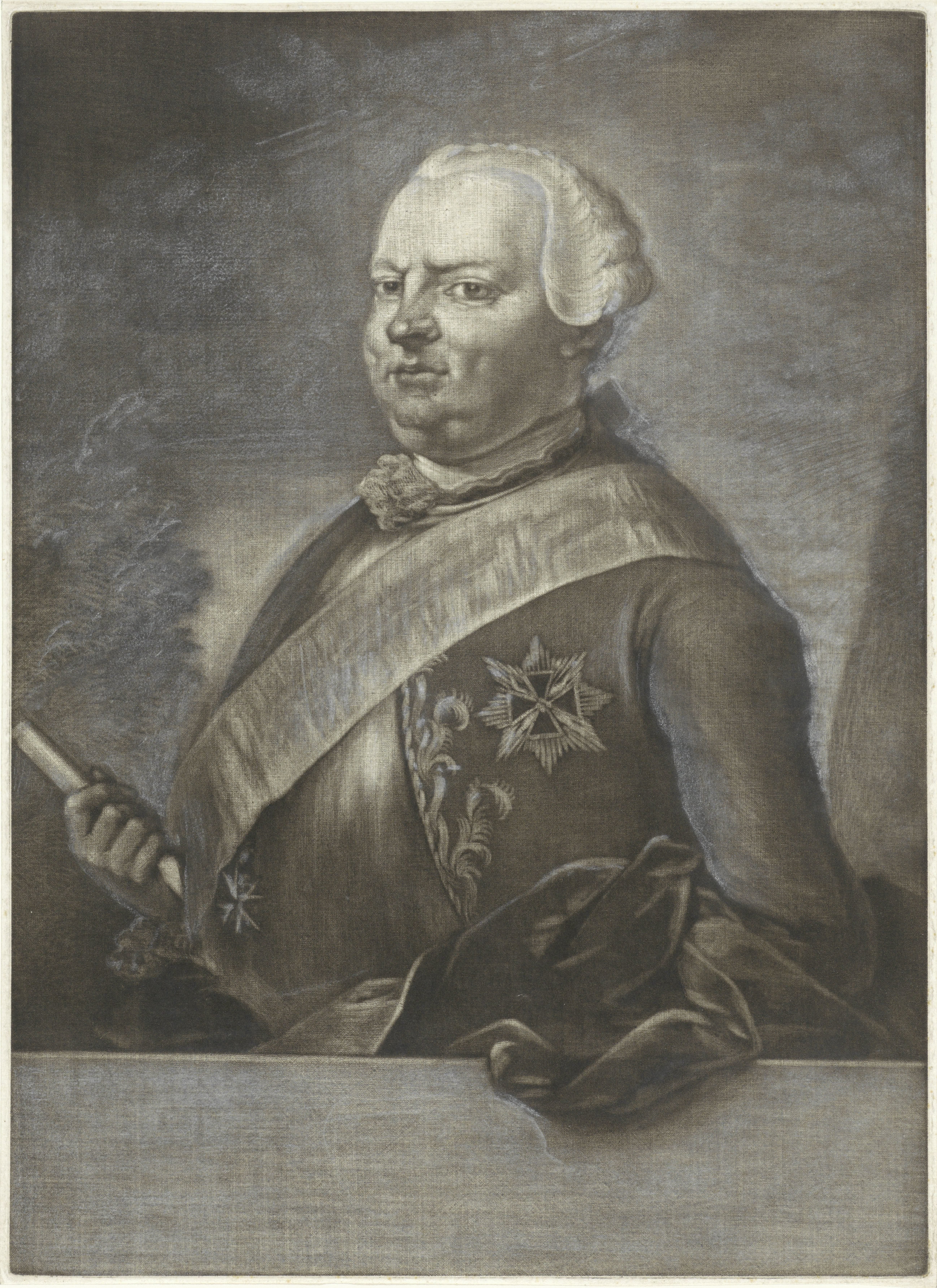 Portret van Lodewijk Ernst, hertog van Brunswijk-Wolfenbüttel