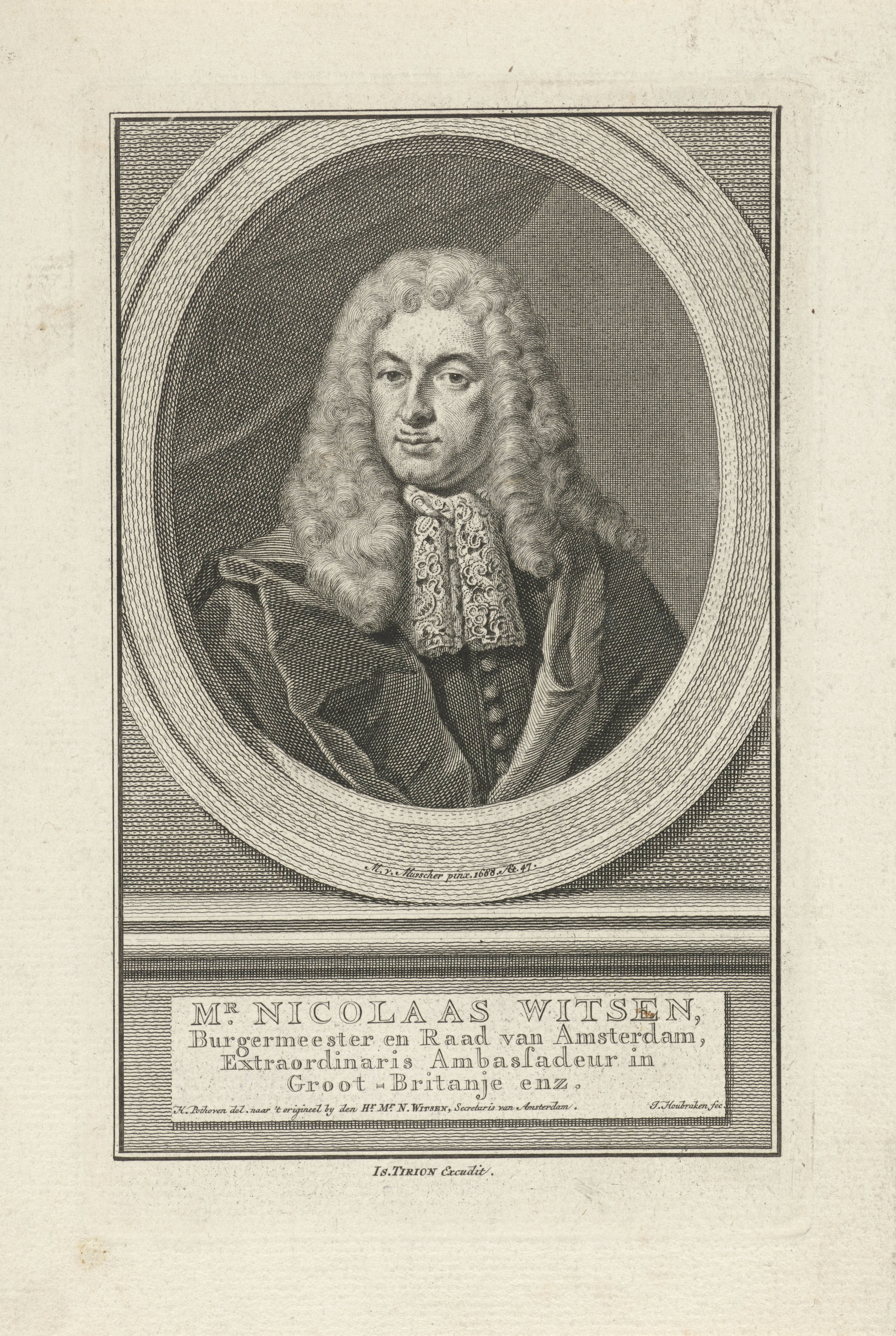 Portret van Nicolaes Cornelisz. Witsen