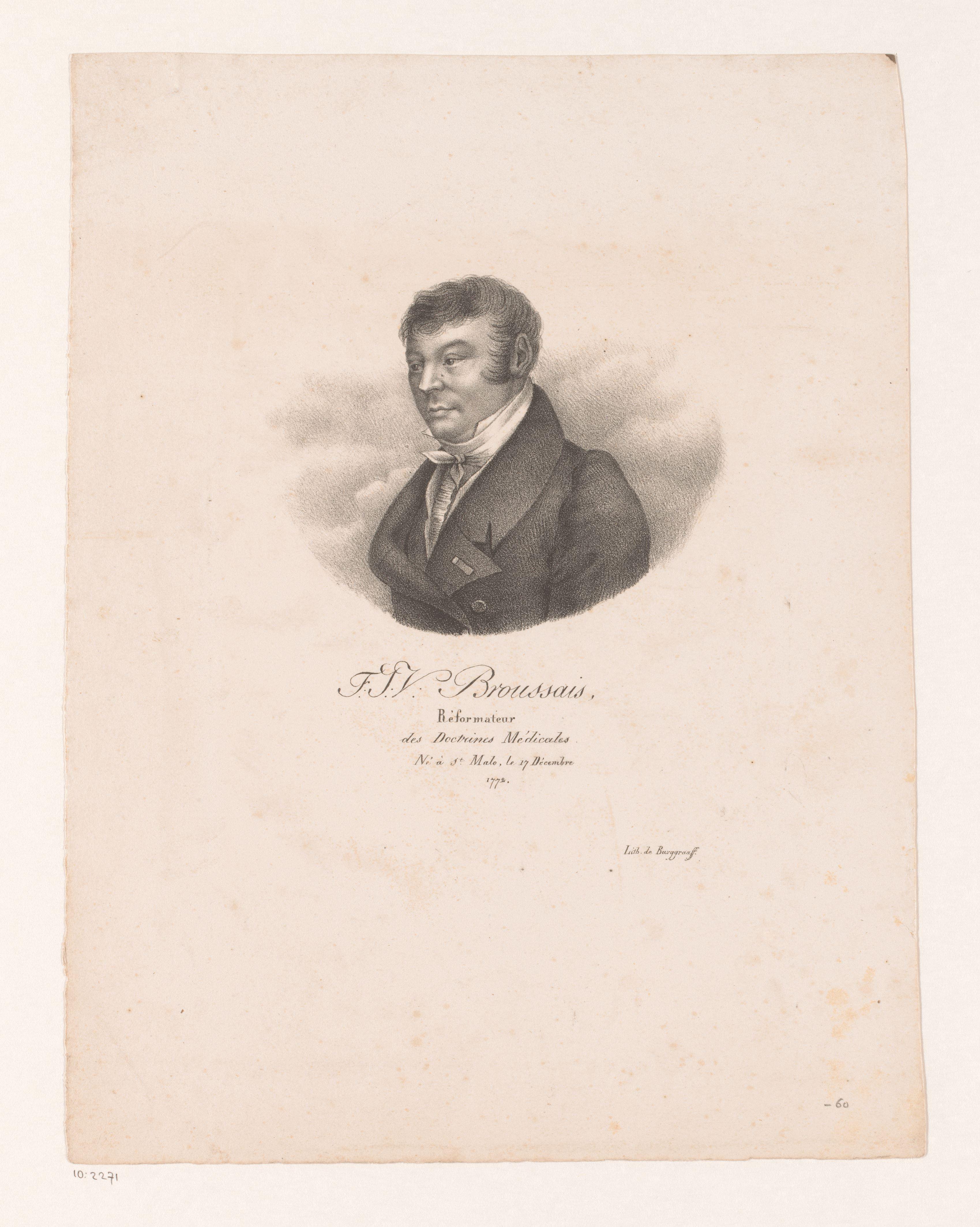Portret van François Broussais