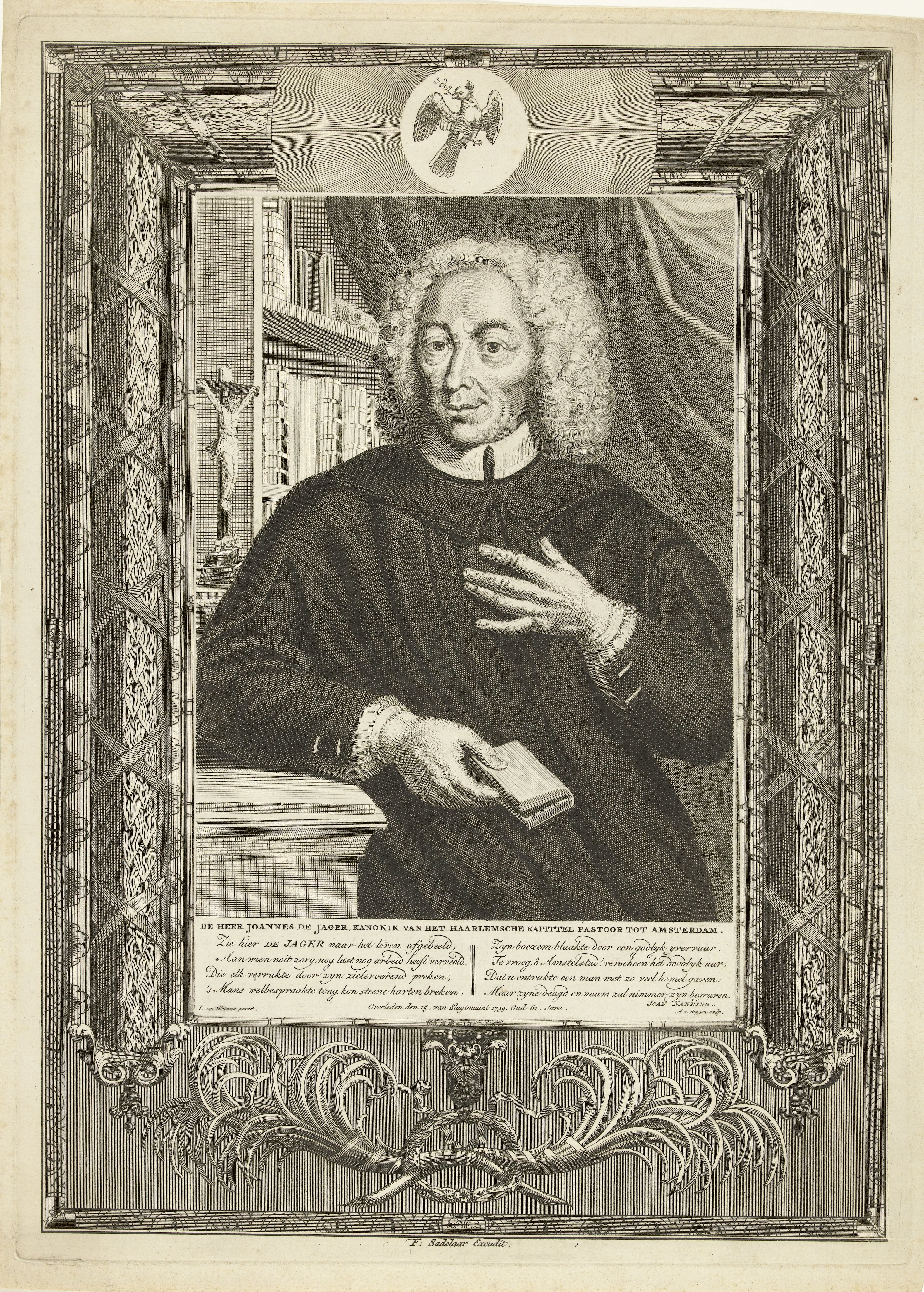 Portret van Joannes de Jager