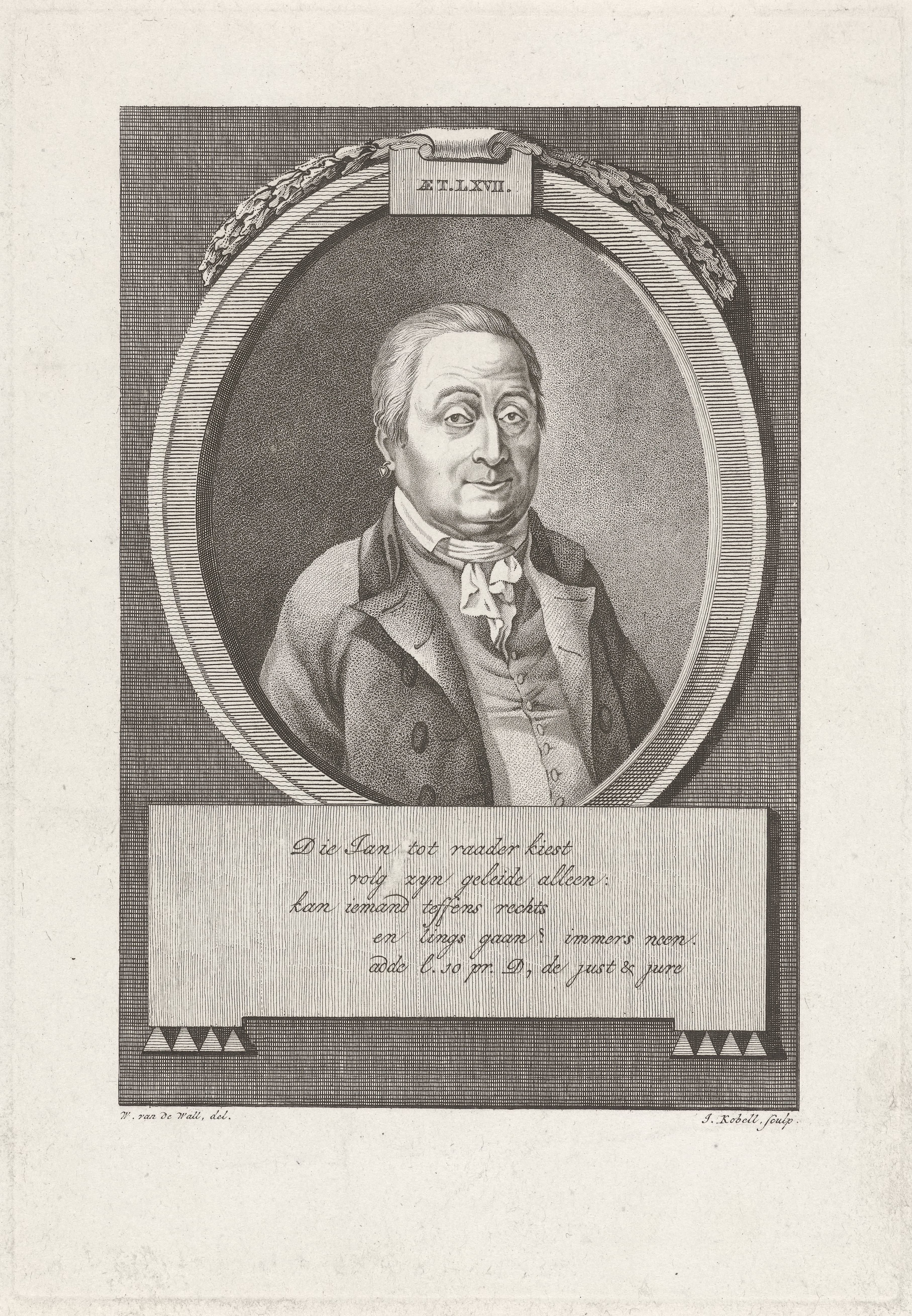 Portret van Jan van der Meersch